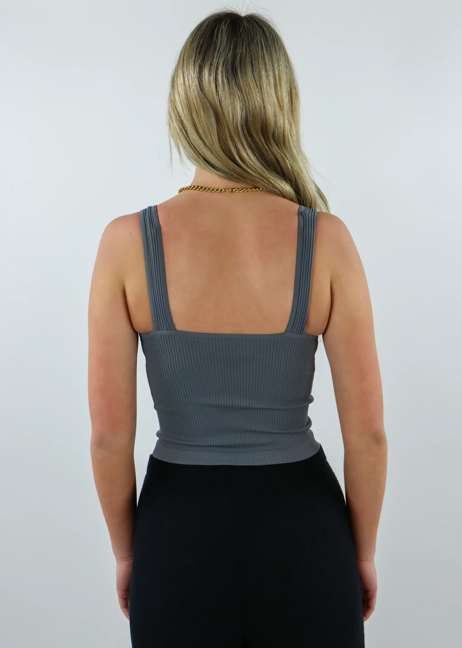 Take The Plunge Full Length Top ★ Grey sold by Rock N Rags product image thumbnail 3