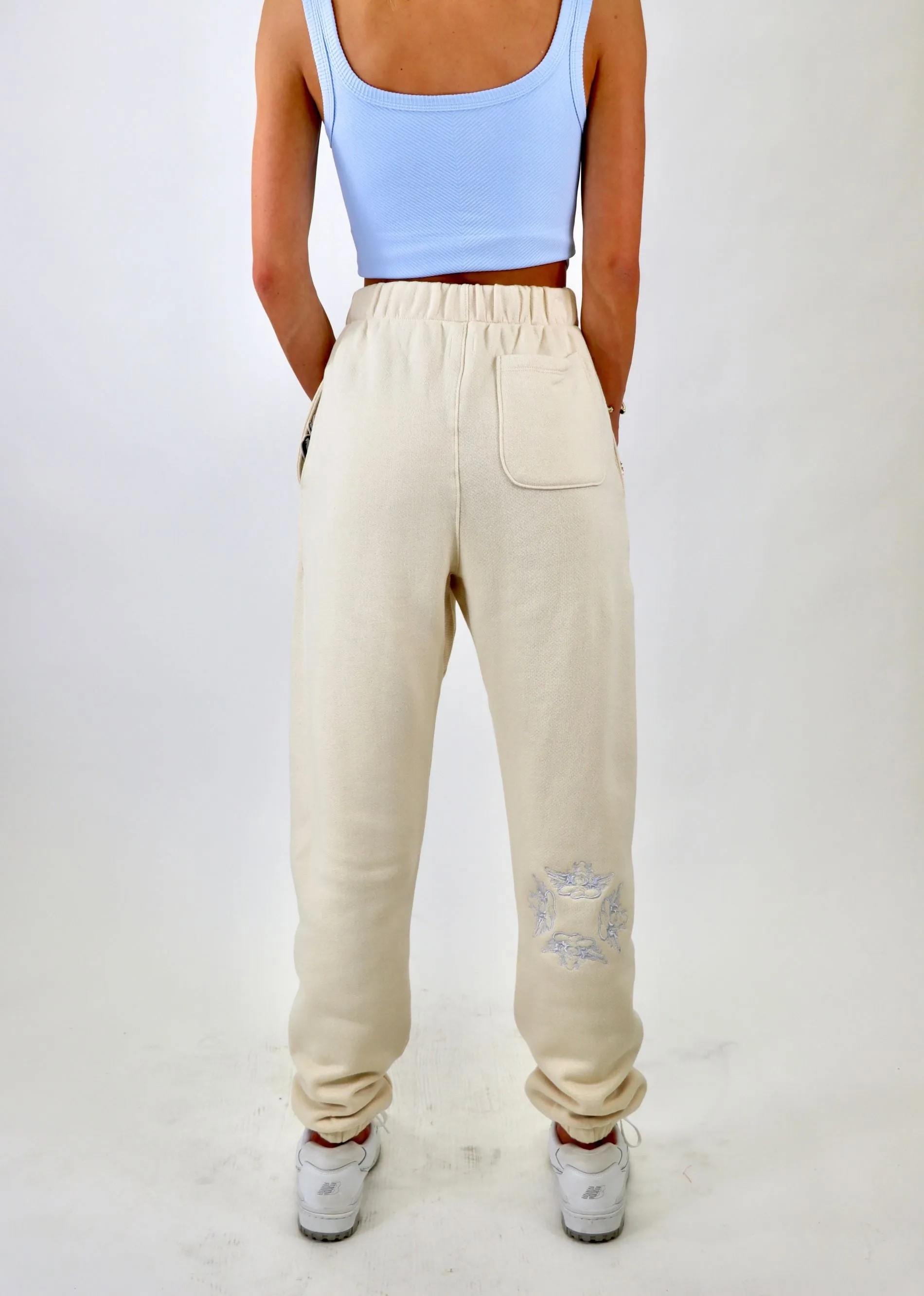 Boys Lie Fully Restored Mac Slim Sweatpants ★ Beige sold by Rock N Rags product image thumbnail 3