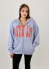 Boys Lie Fool Me Once Harley Hoodie ★ Heather Blue sold by Rock N Rags