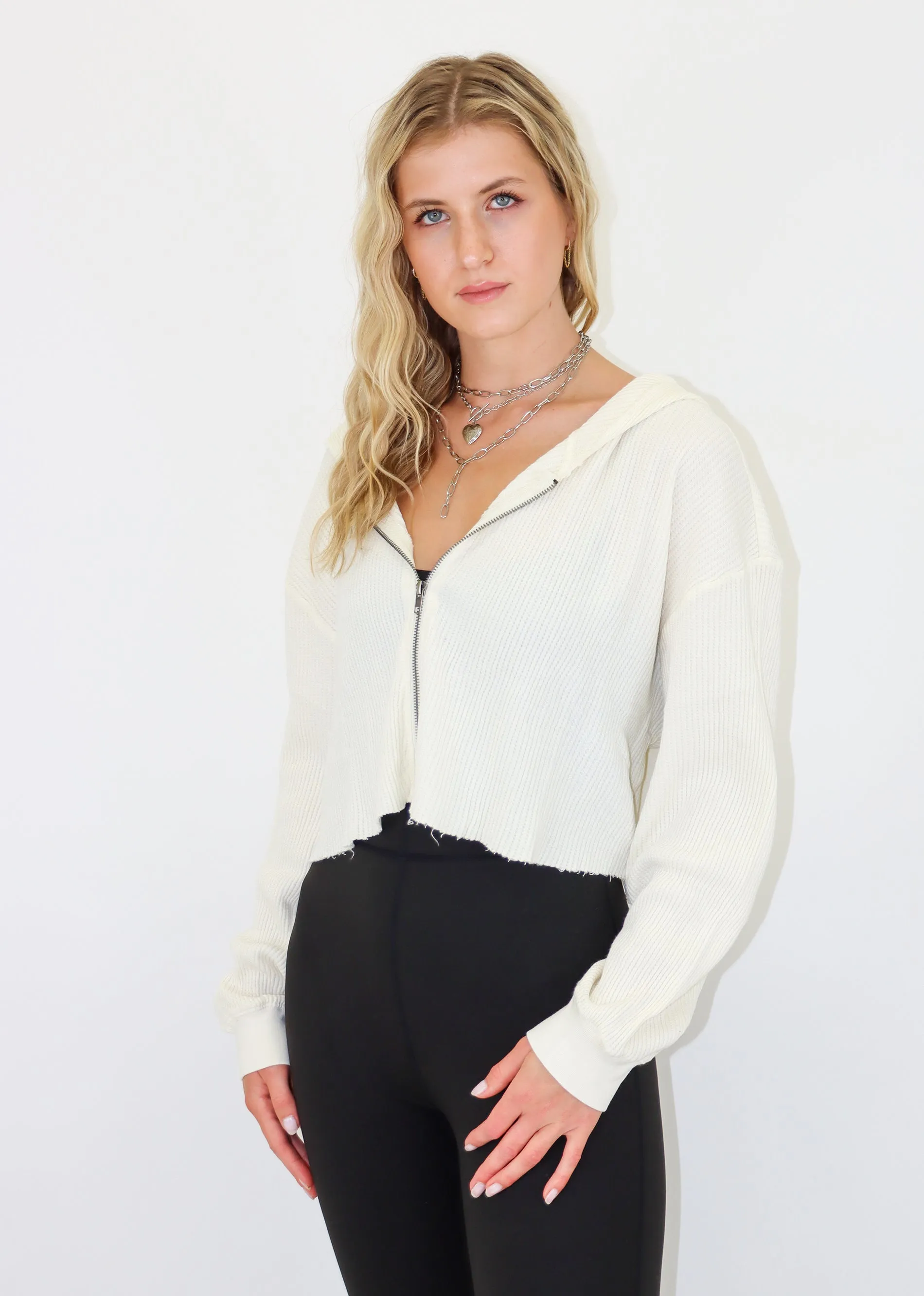 As She Dreams Zip Up Hoodie ★ Cream sold by Rock N Rags product image thumbnail 3