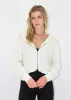 As She Dreams Zip Up Hoodie ★ Cream sold by Rock N Rags