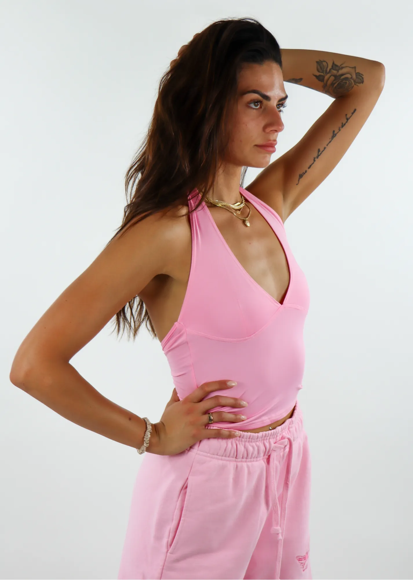 Don't Go Yet Halter Top ★ Pink sold by Rock N Rags product image thumbnail 4