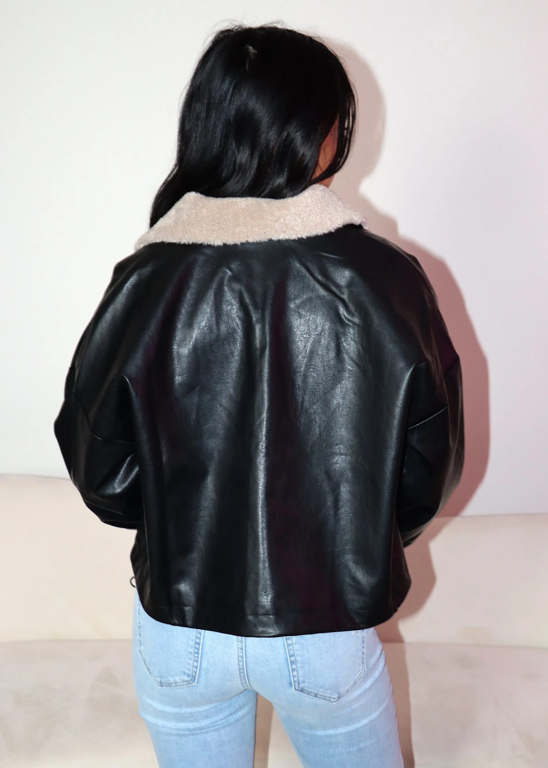 Needy Leather Bomber Jacket ★ Black sold by Rock N Rags product image thumbnail 5