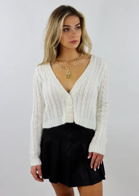 Over My Head Cardigan ★ Ivory sold by Rock N Rags