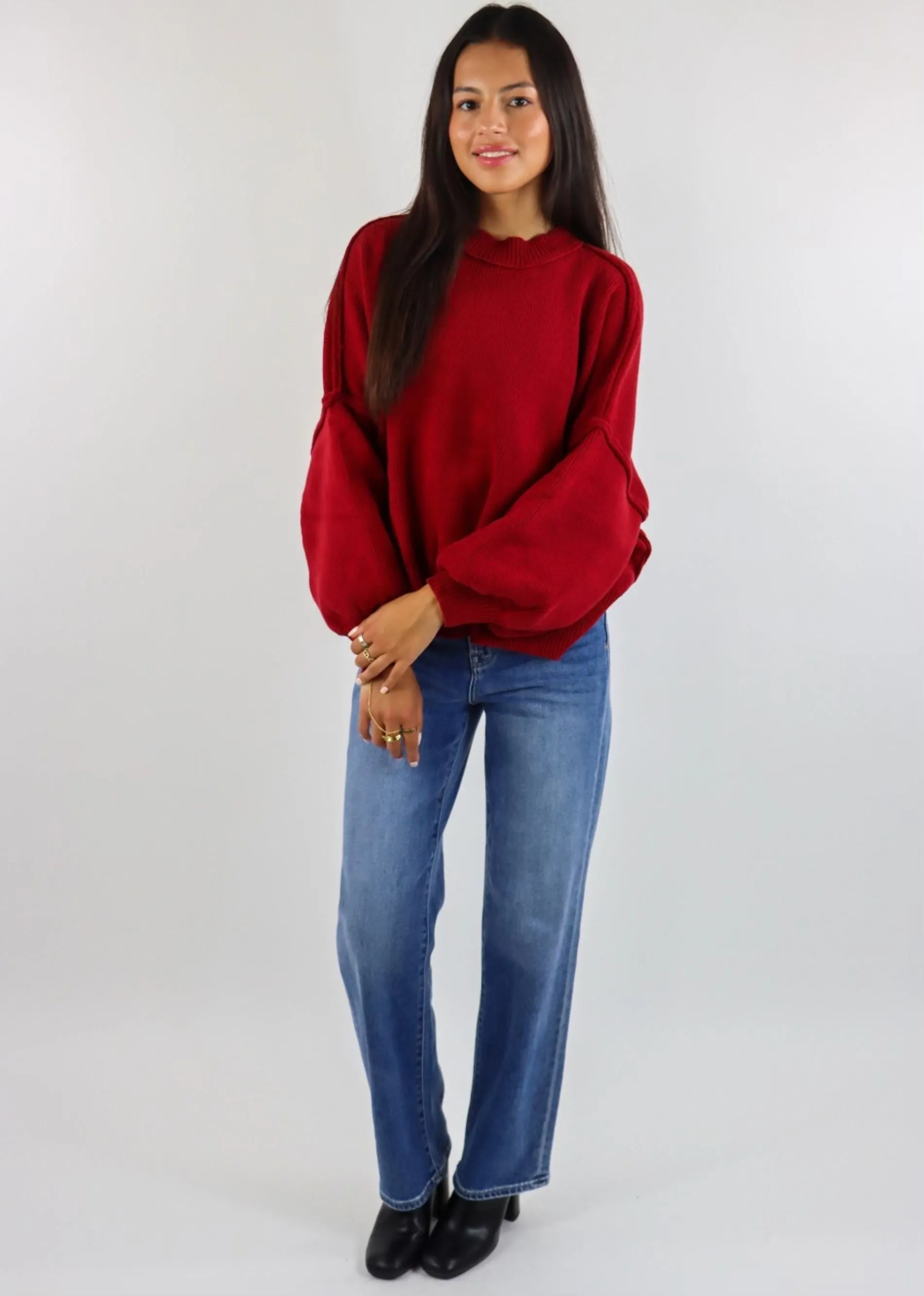 Tattooed Heart Sweater ★ Red sold by Rock N Rags product image thumbnail 4