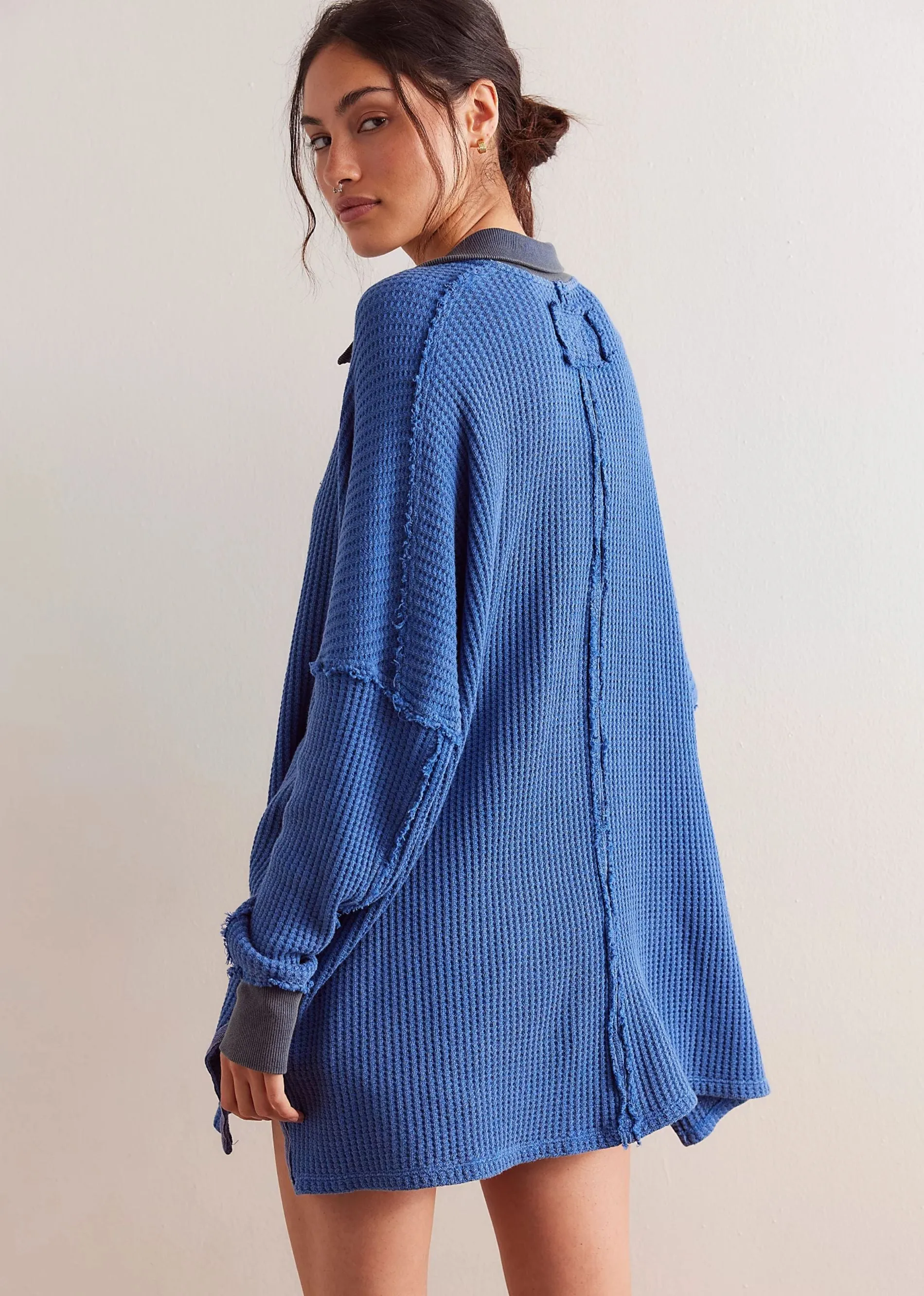 Free People Travis Polo ★ Blue sold by Rock N Rags product image thumbnail 2