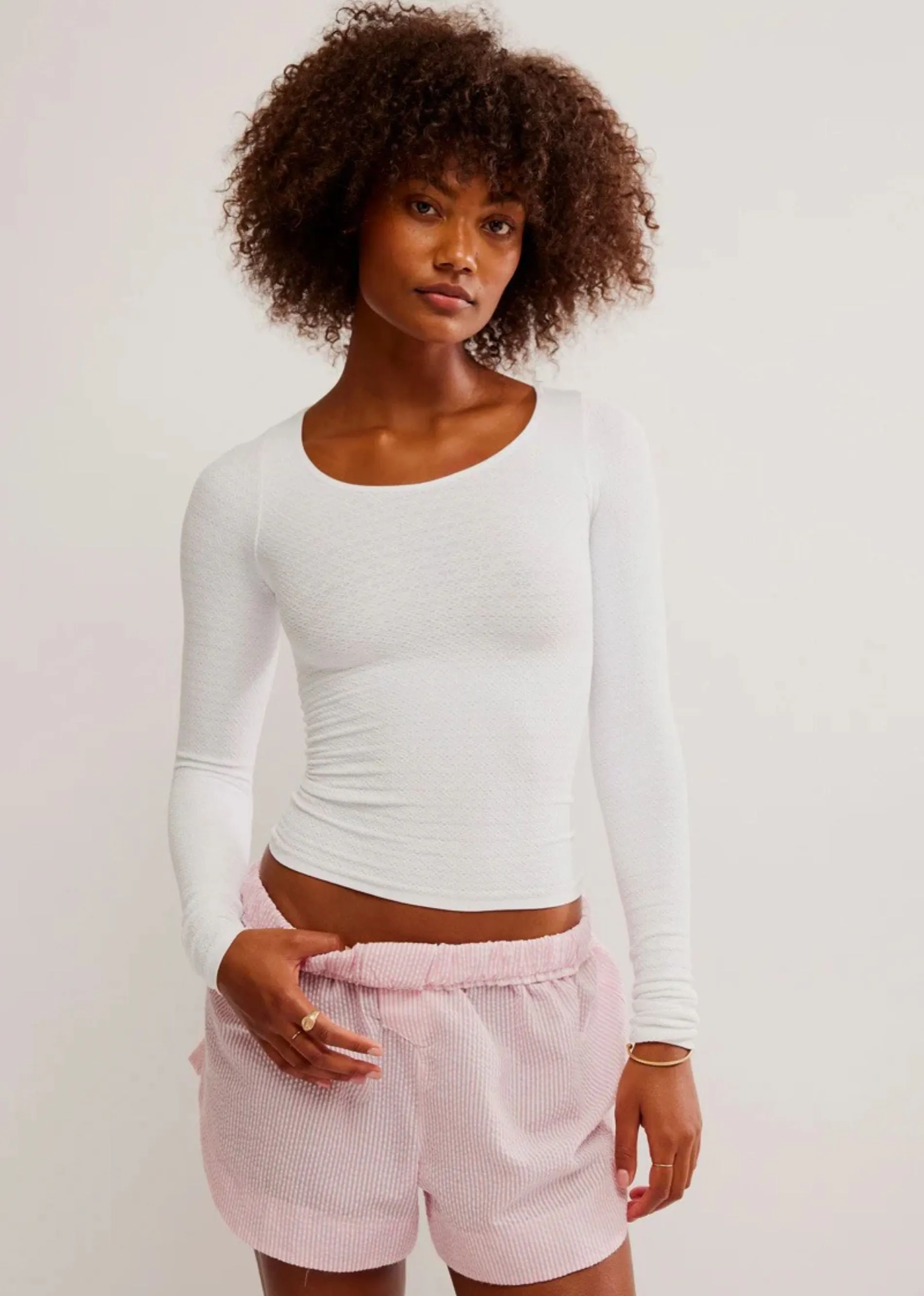 Free People Love Letter Long Sleeve ★ White sold by Rock N Rags