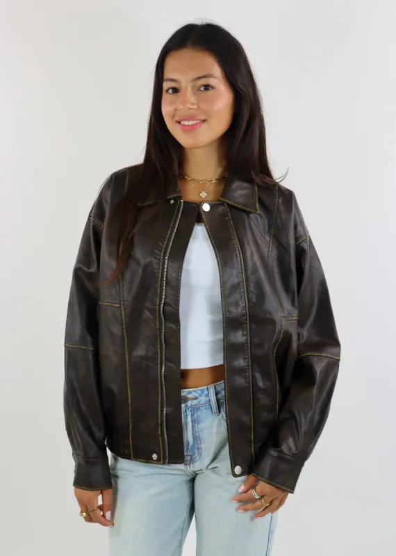 Envy The Leaves Bomber Jacket ★ Brown sold by Rock N Rags