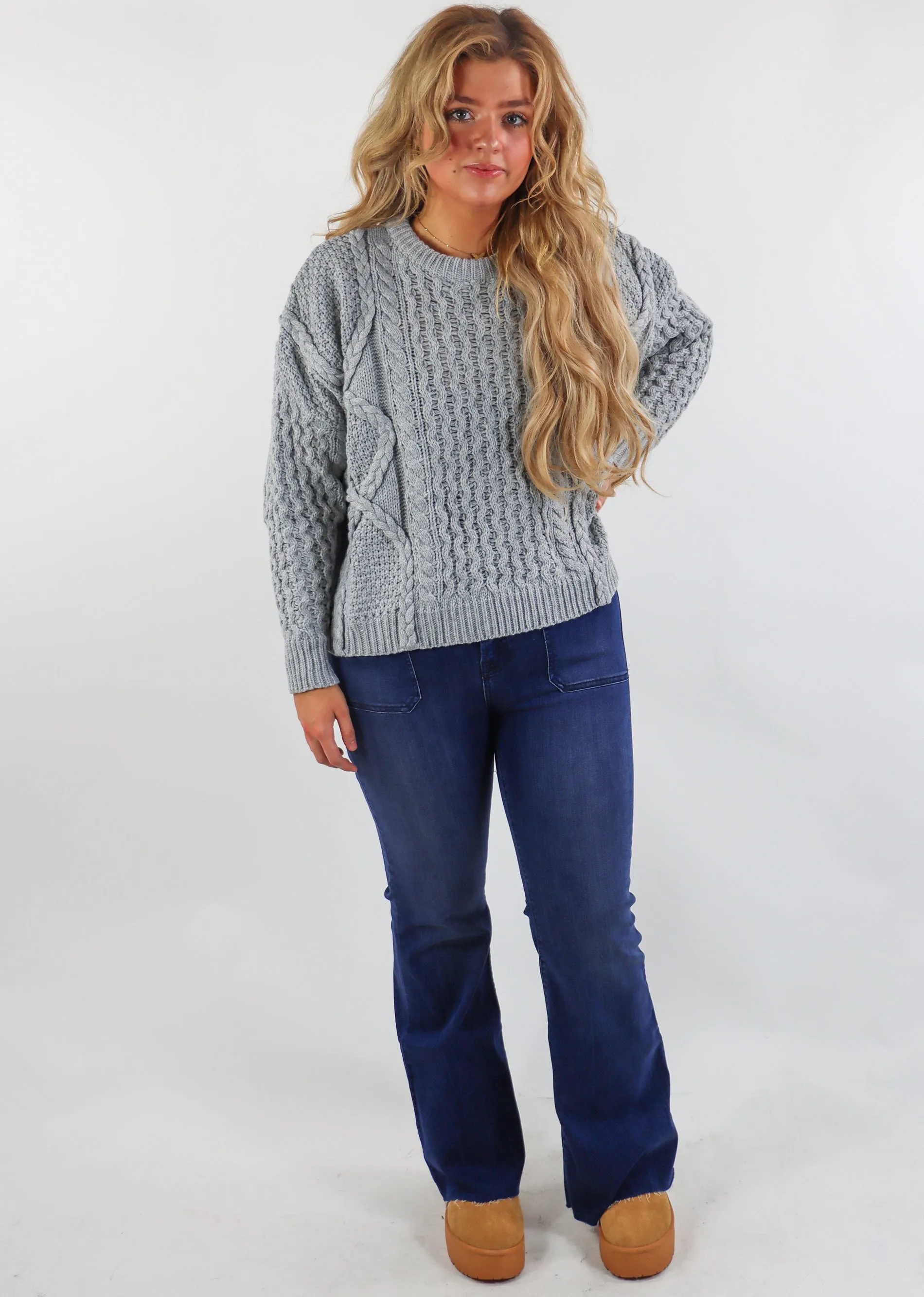 Miss You More Sweater ★ Grey sold by Rock N Rags product image thumbnail 5