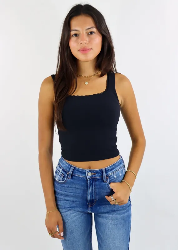Rock N Rags Do It All Lace Tank ★ Black sold by Rock N Rags