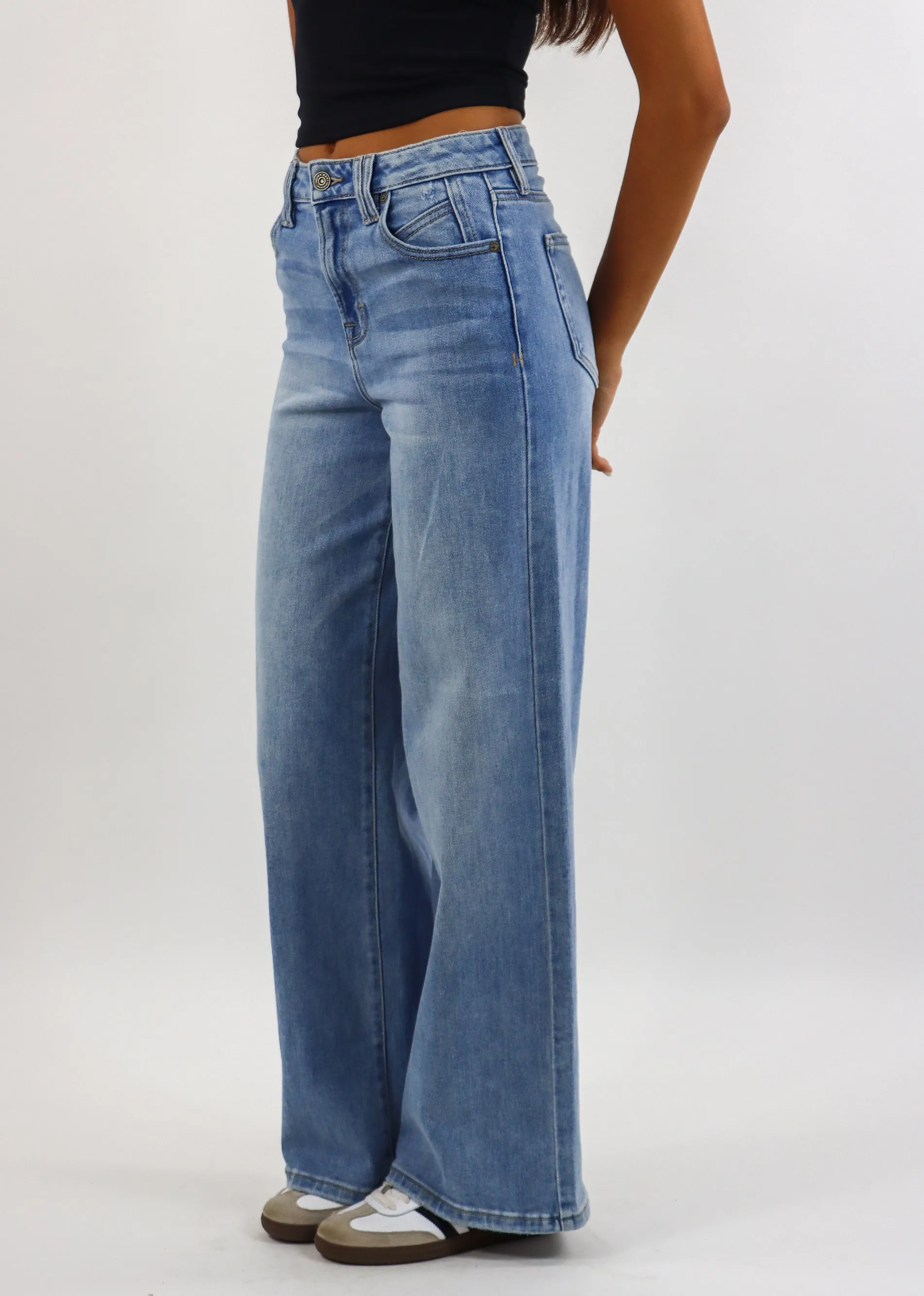 No Man Wide Leg Jeans ★ Medium Wash sold by Rock N Rags product image thumbnail 2