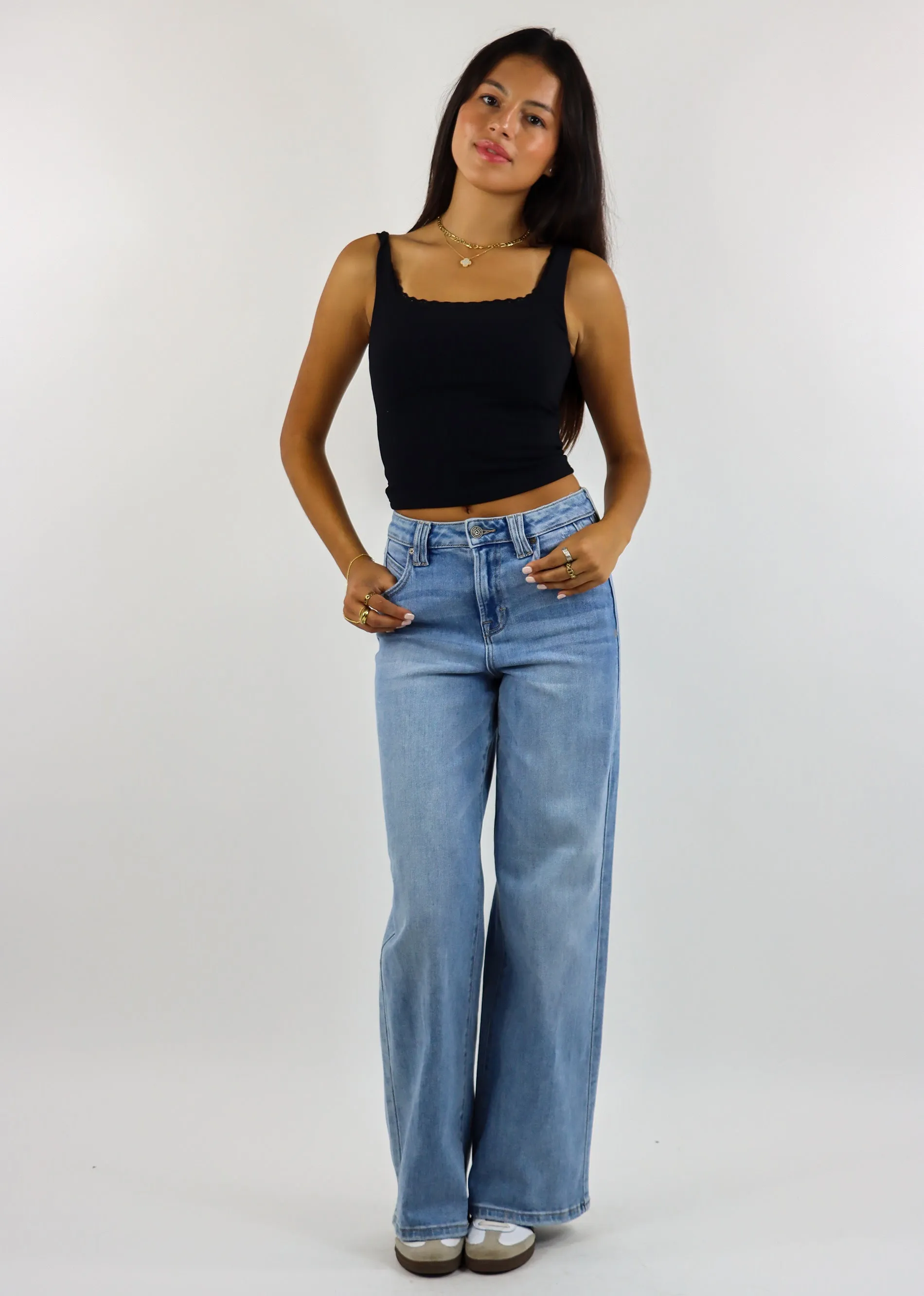 No Man Wide Leg Jeans ★ Medium Wash sold by Rock N Rags product image thumbnail 4