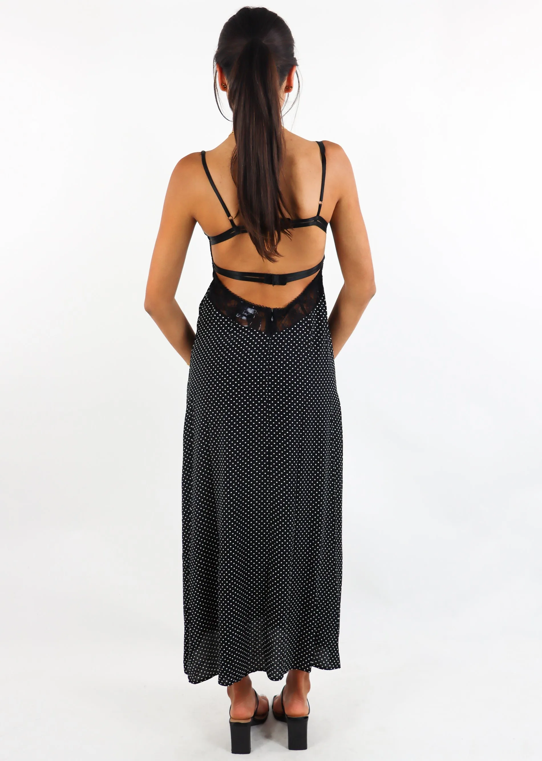 Polka Dot Maxi Dress ★ Black sold by Rock N Rags product image thumbnail 4