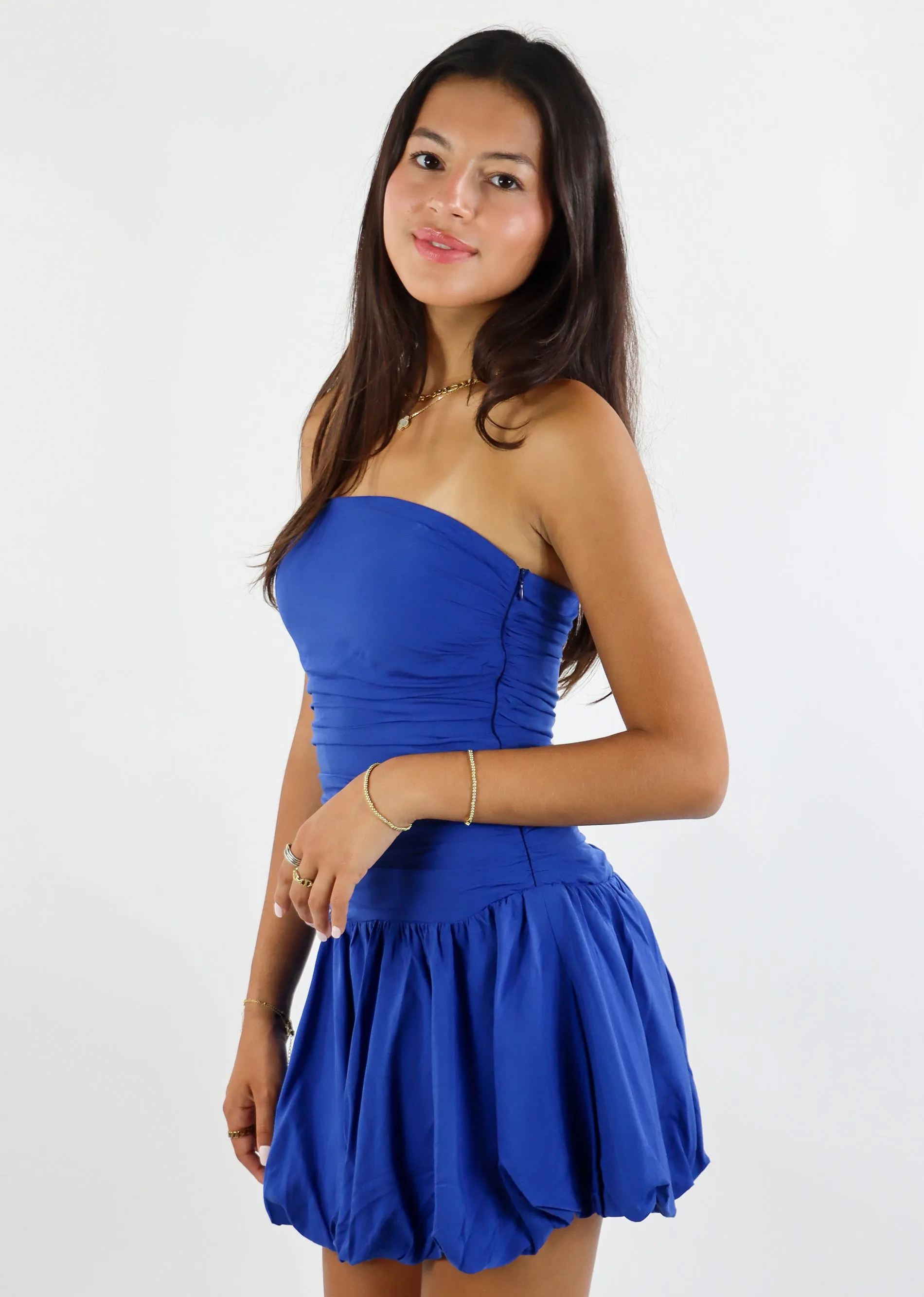 Turning Heads Strapless Dress ★ Cobalt sold by Rock N Rags product image thumbnail 2