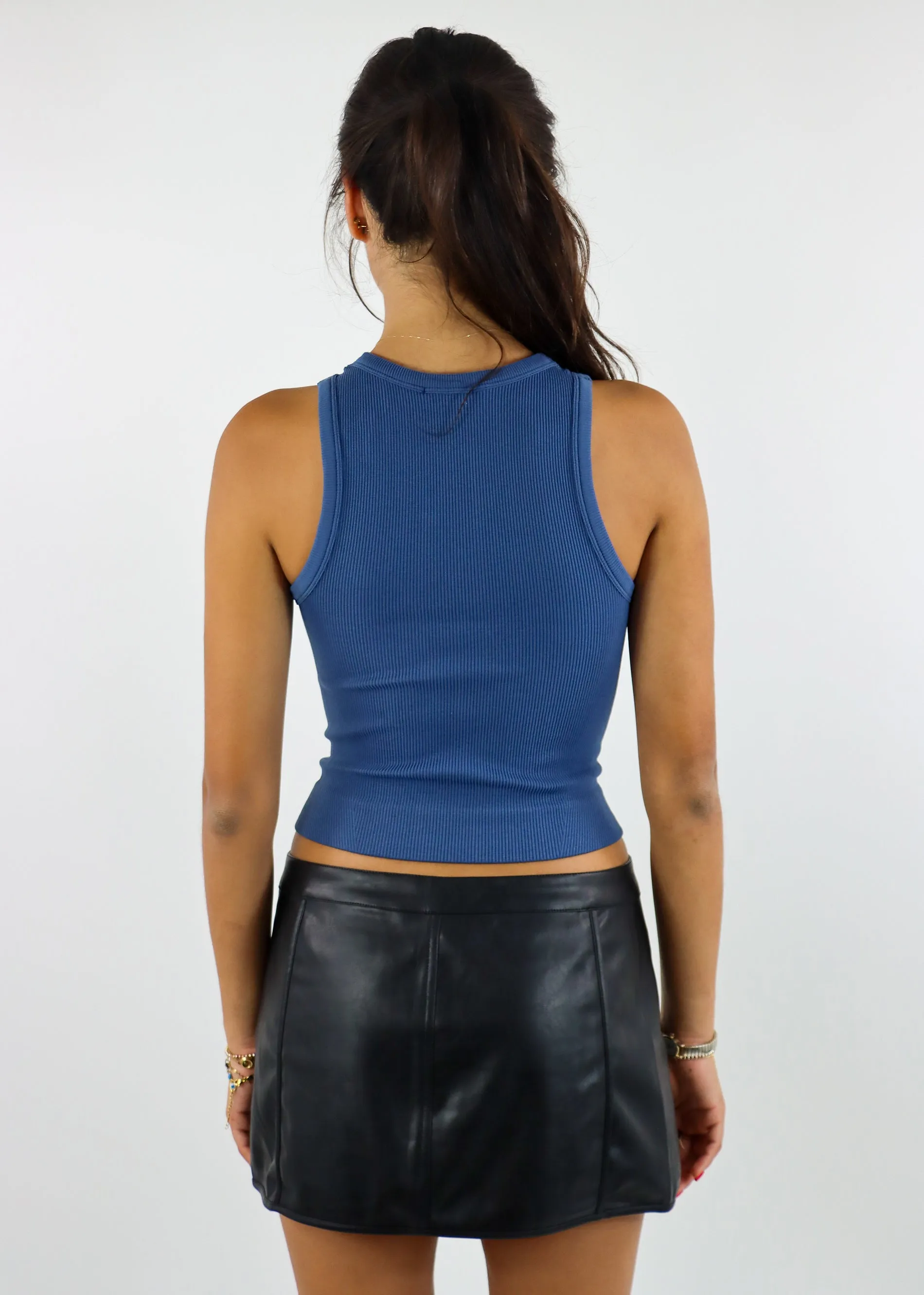 Heart Beating Tank ★ Dusty Blue sold by Rock N Rags product image thumbnail 4