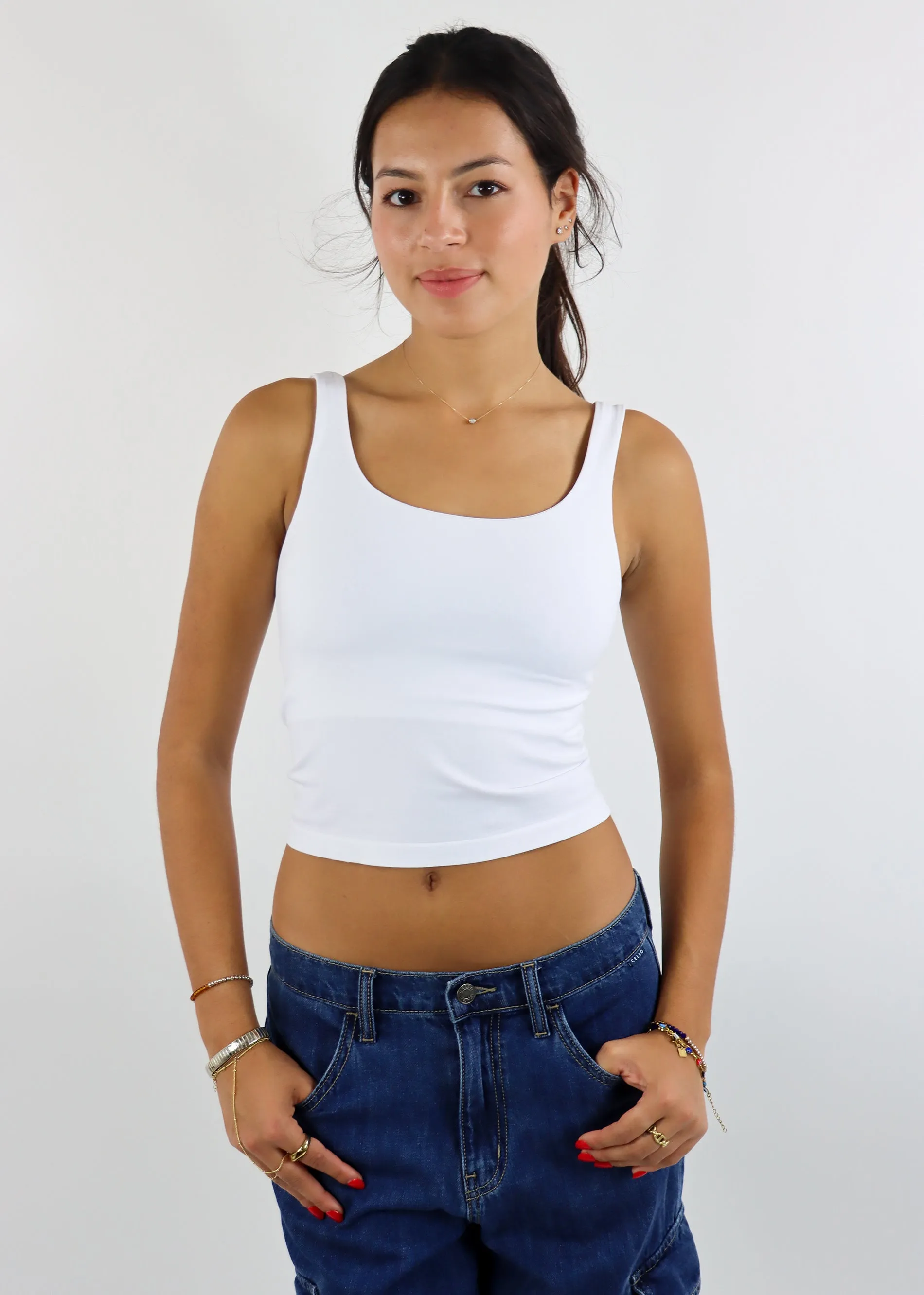 Spotless Tank ★ White sold by Rock N Rags