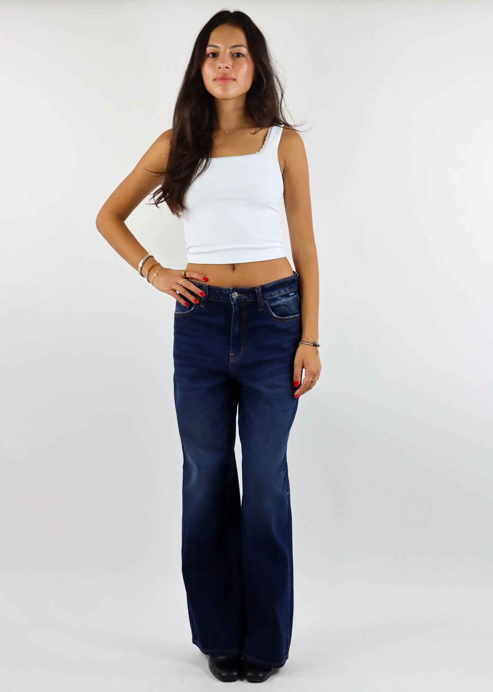 Jealousy Low Rise Jeans ★ Dark Wash sold by Rock N Rags product image thumbnail 4