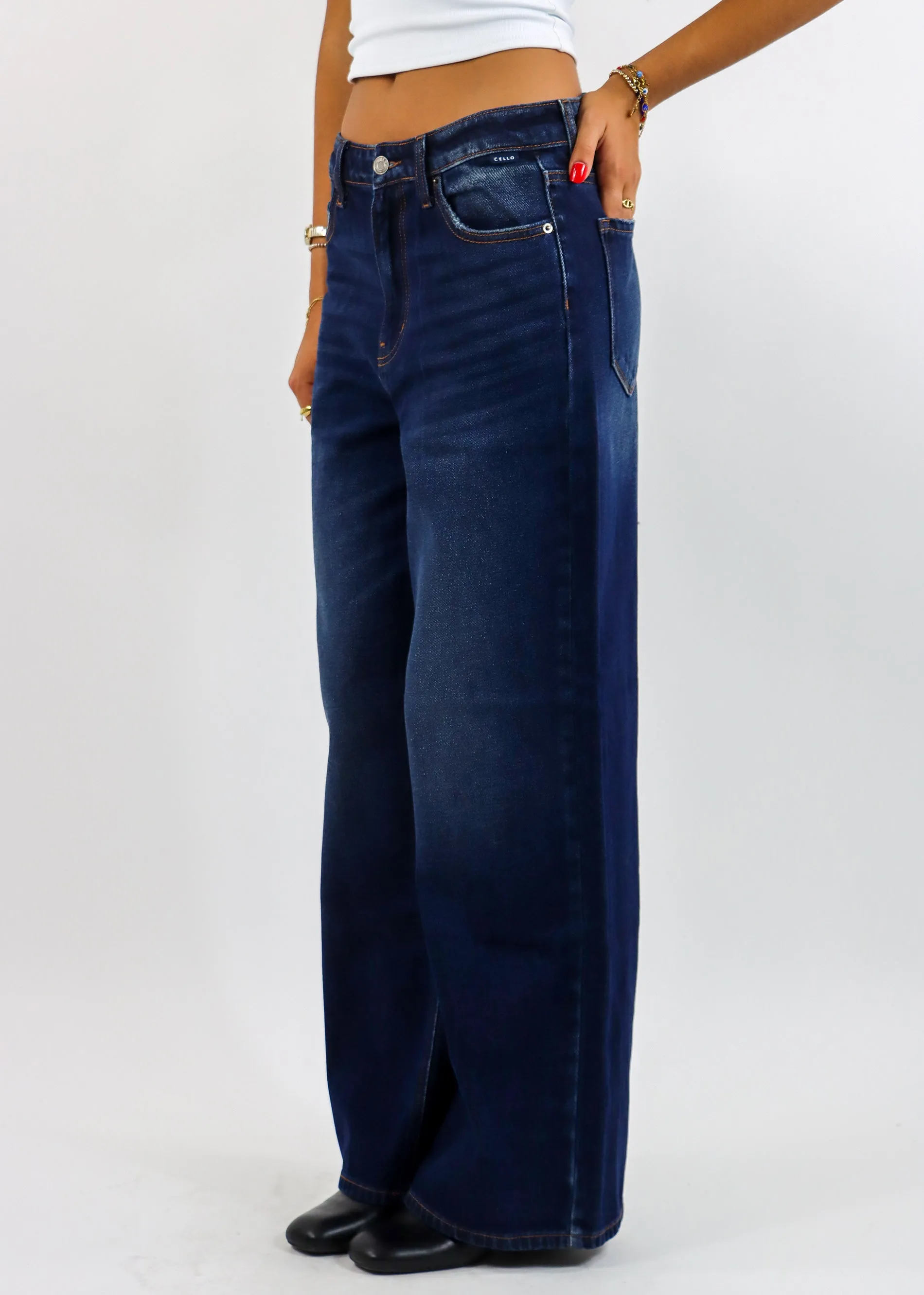 Jealousy Low Rise Jeans ★ Dark Wash sold by Rock N Rags product image thumbnail 2