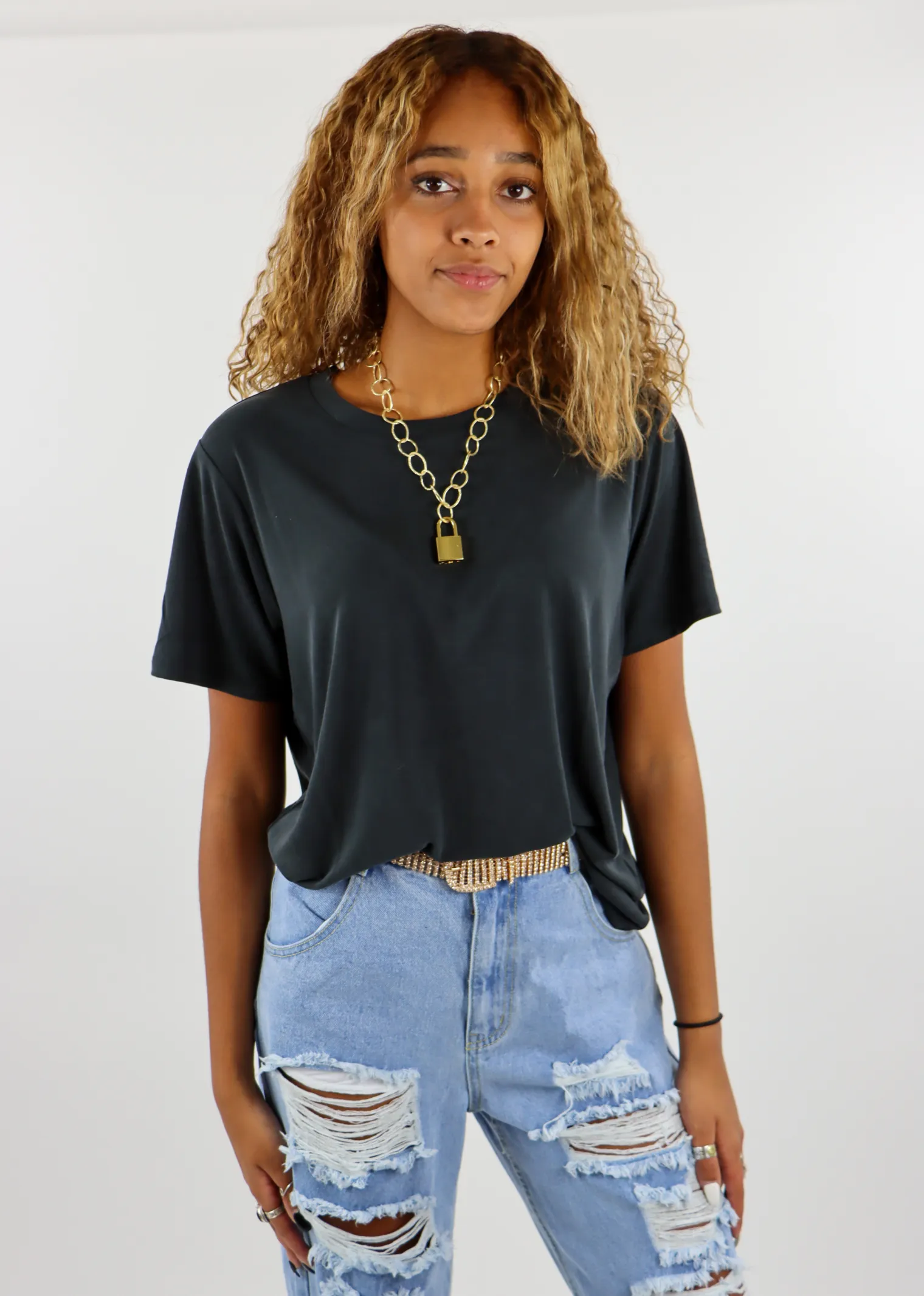 Show Me Tee ★ Black sold by Rock N Rags product image thumbnail 2