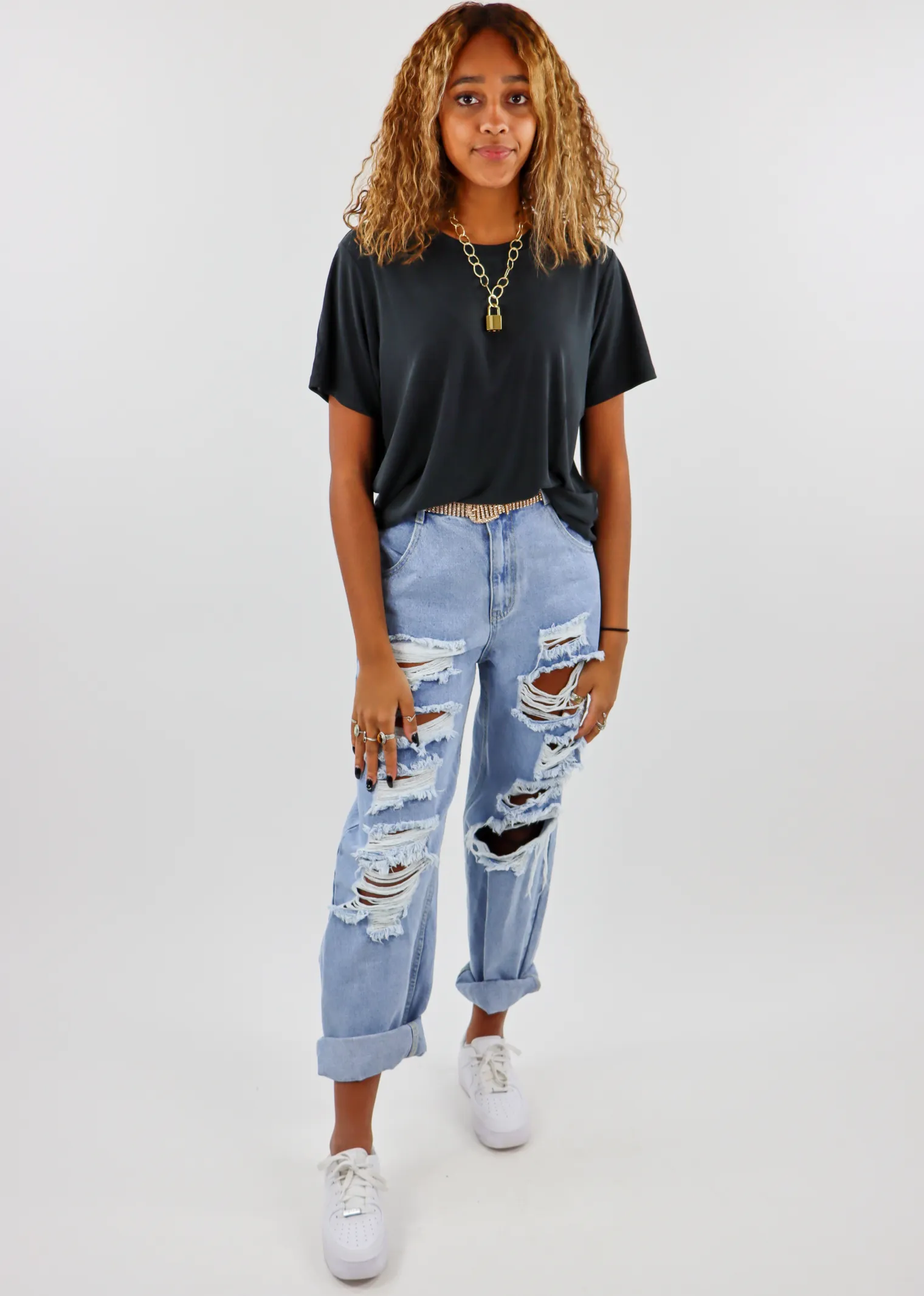 Show Me Tee ★ Black sold by Rock N Rags product image thumbnail 4