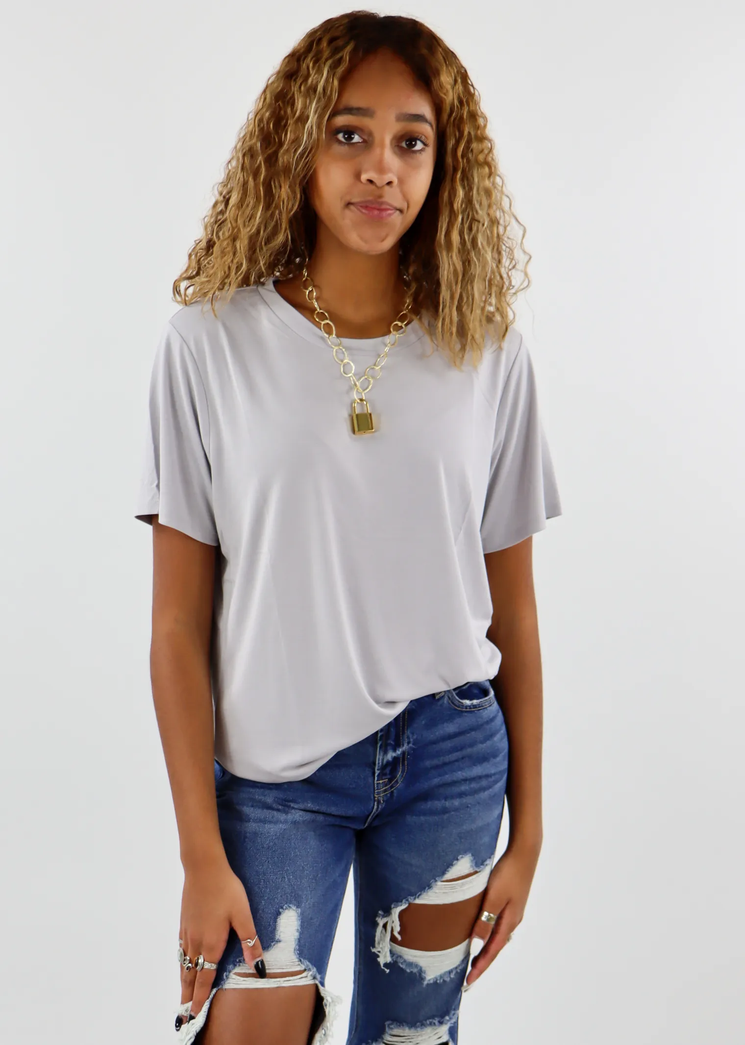 Show Me Tee ★ Grey sold by Rock N Rags