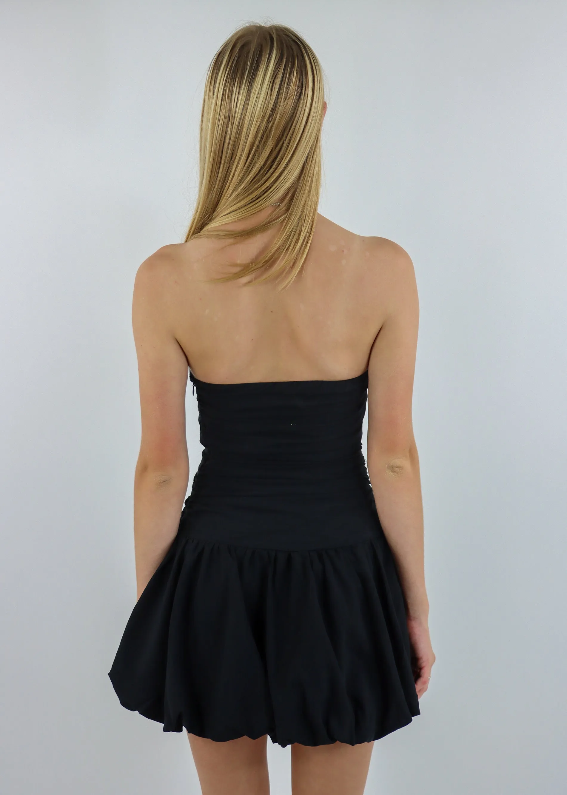Turning Heads Strapless Dress ★ Black sold by Rock N Rags product image thumbnail 3