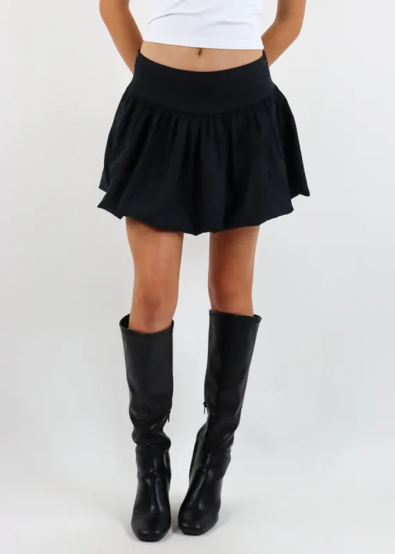 Run For The Hills Bubble Skirt ★ Black sold by Rock N Rags
