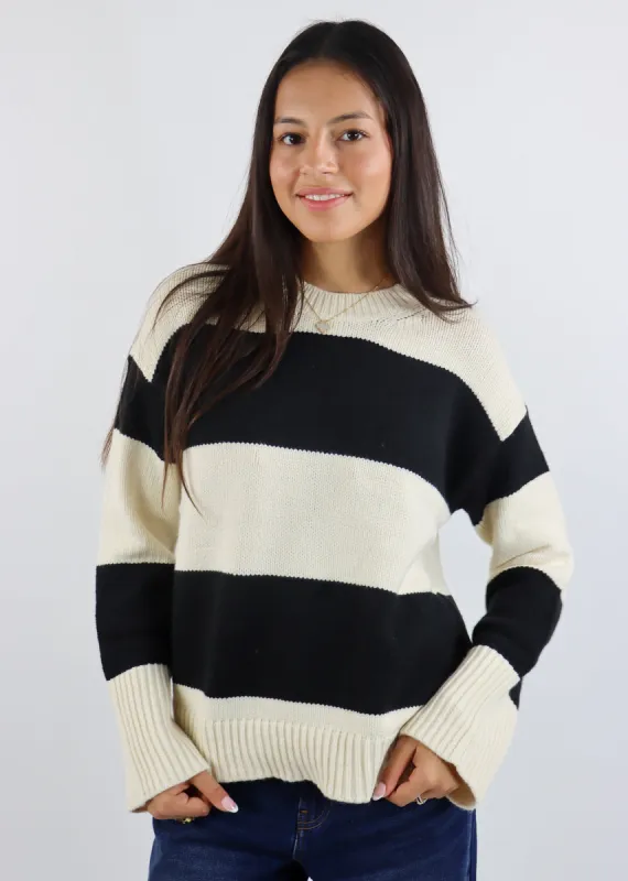 Autumn Air Sweater ★ Black & White sold by Rock N Rags