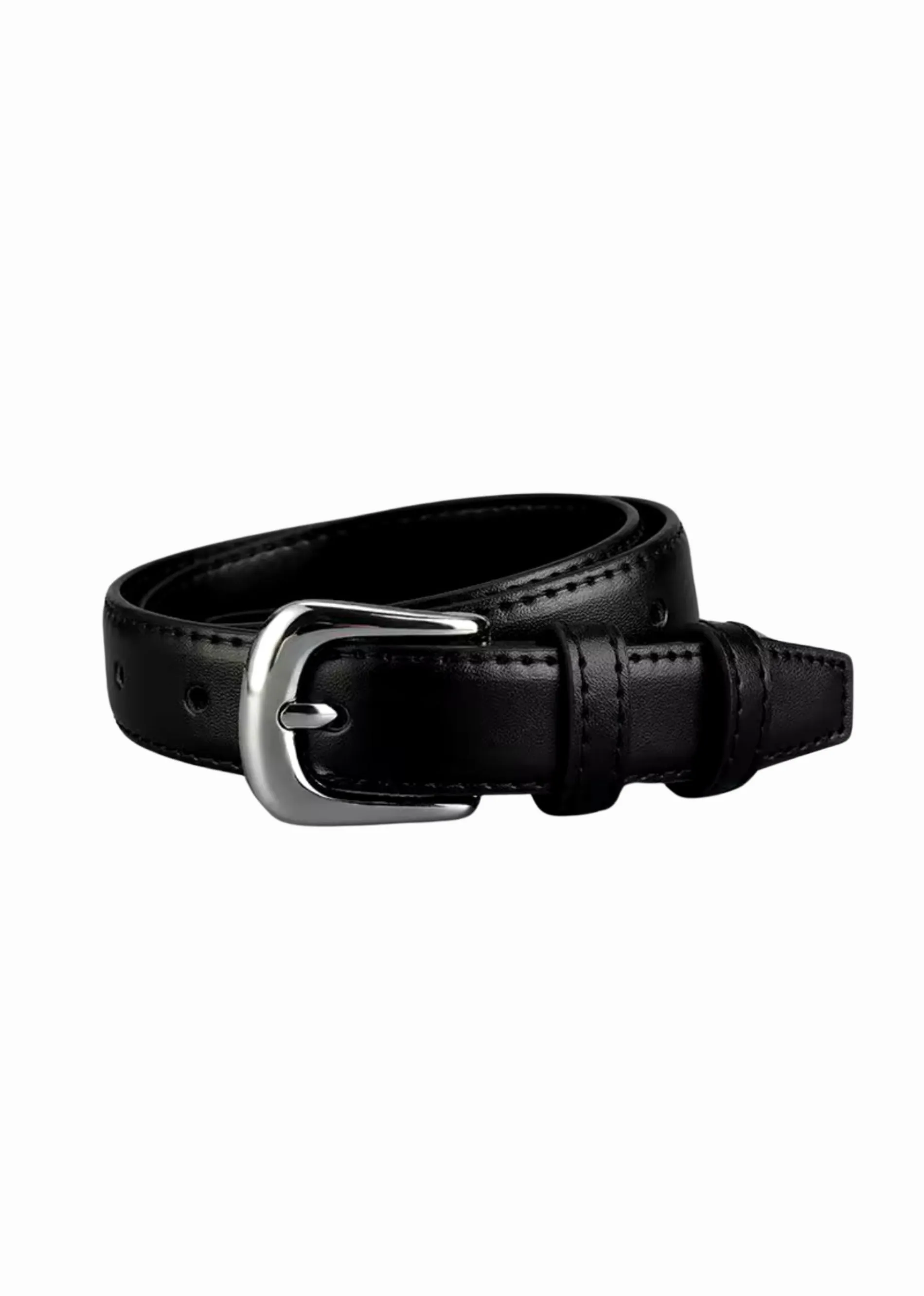 Black Belt Silver Buckle ★ Black sold by Rock N Rags