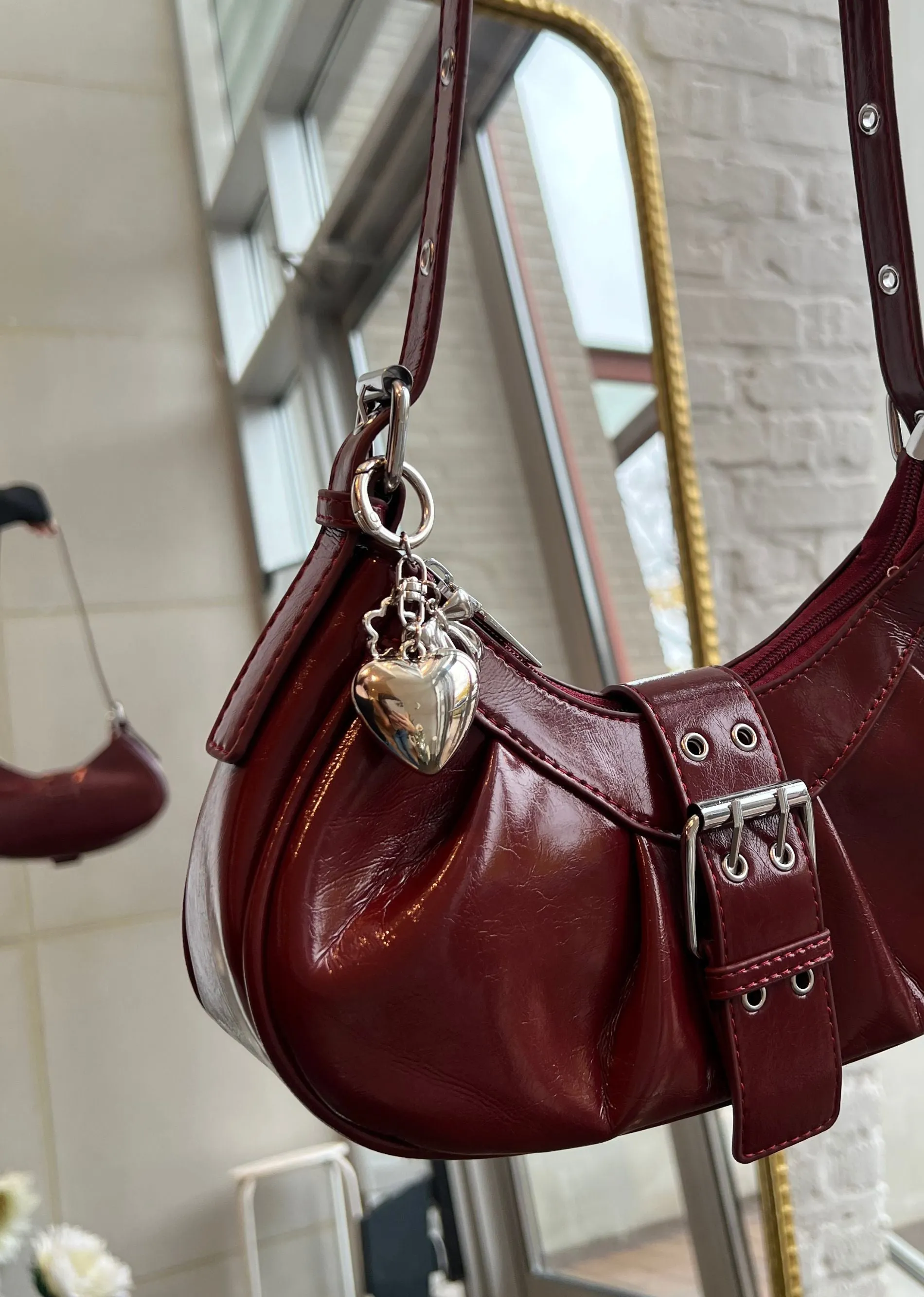 Heart Bow Flower Bag Charm ★ Silver sold by Rock N Rags product image thumbnail 5