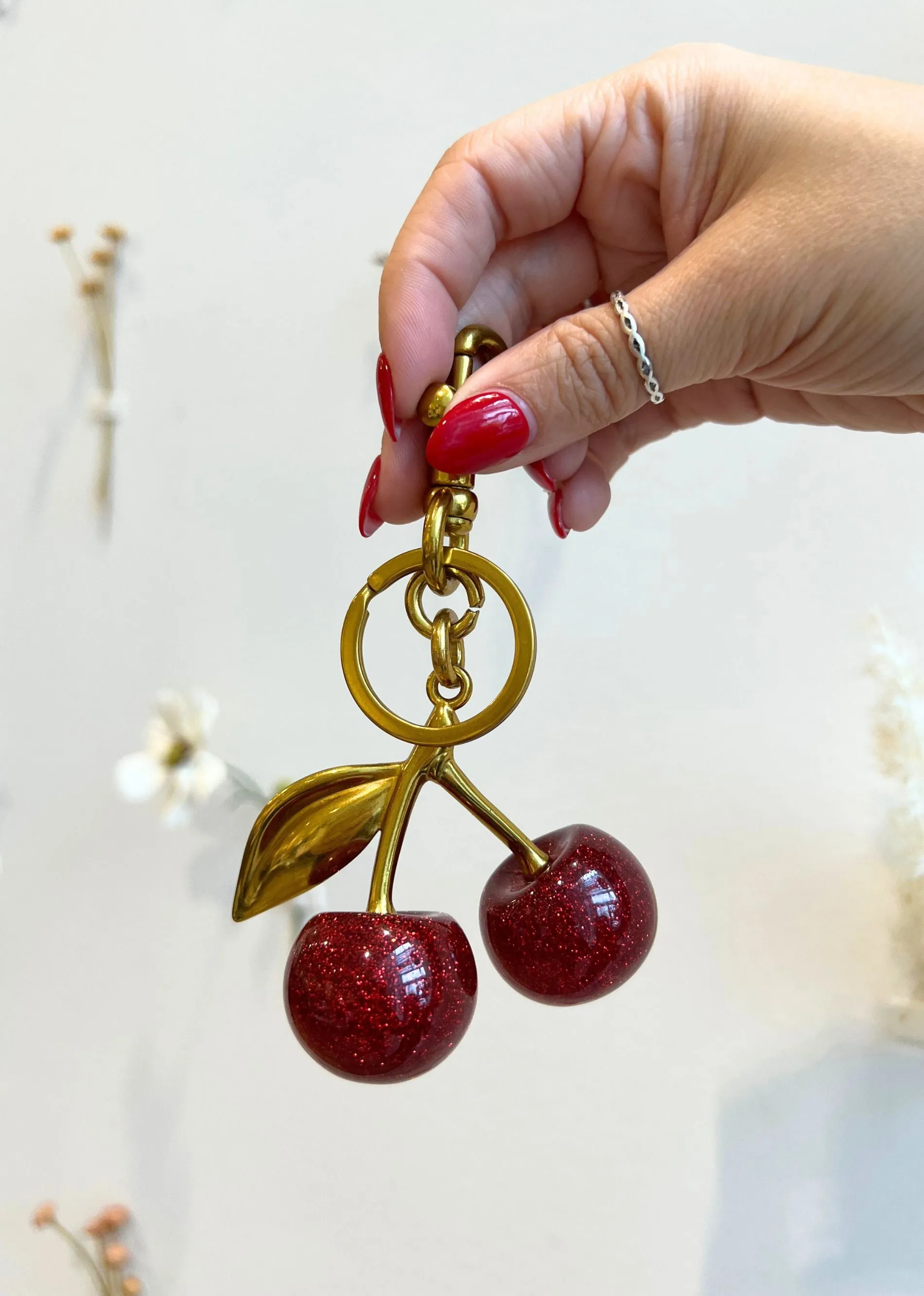 Cherry Bag Charm ★ Gold sold by Rock N Rags
