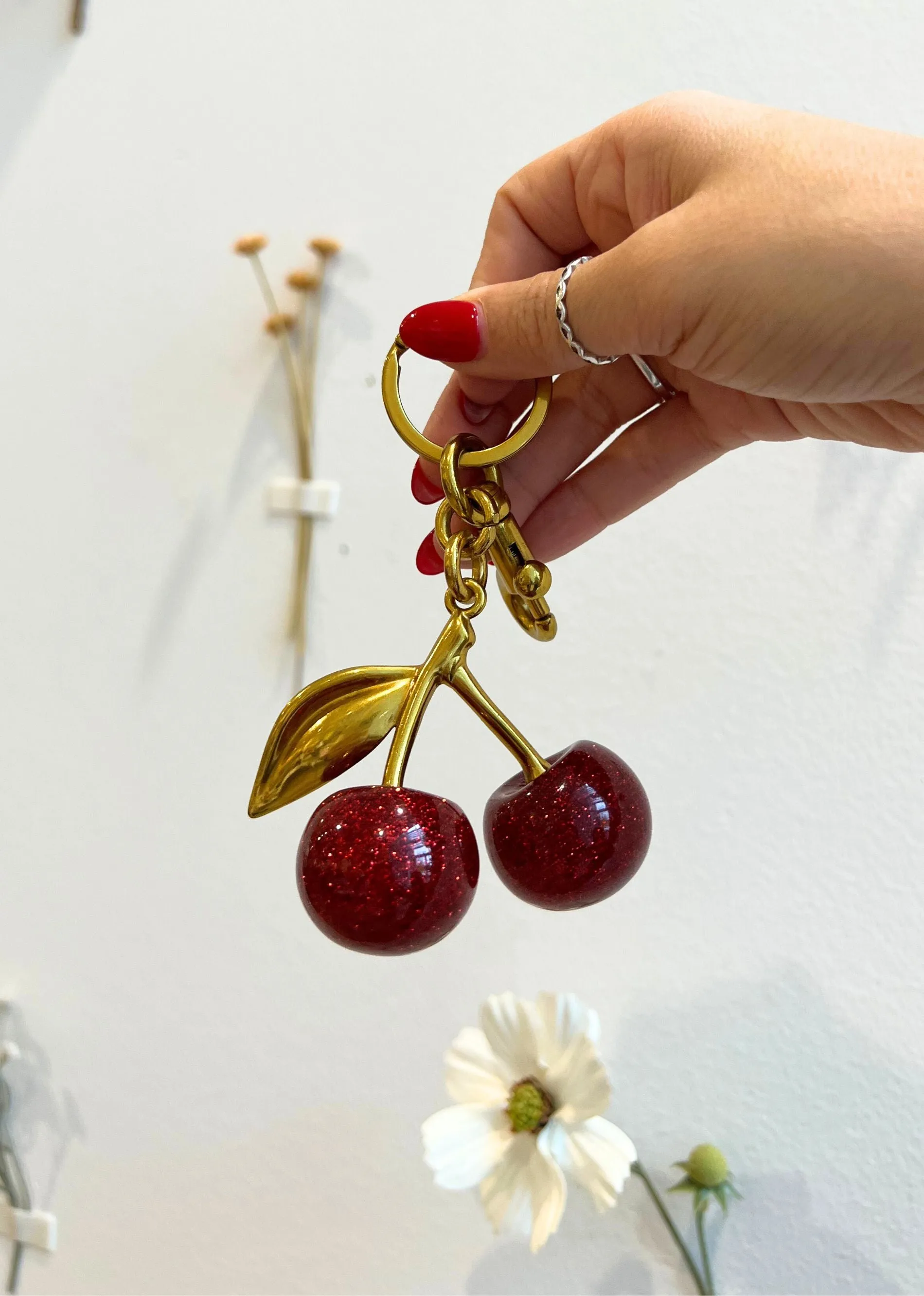 Cherry Bag Charm ★ Gold sold by Rock N Rags product image thumbnail 2