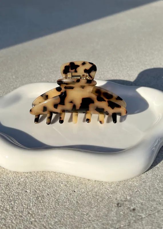 Roses Claw Clip ★ Light Tortoise sold by Rock N Rags