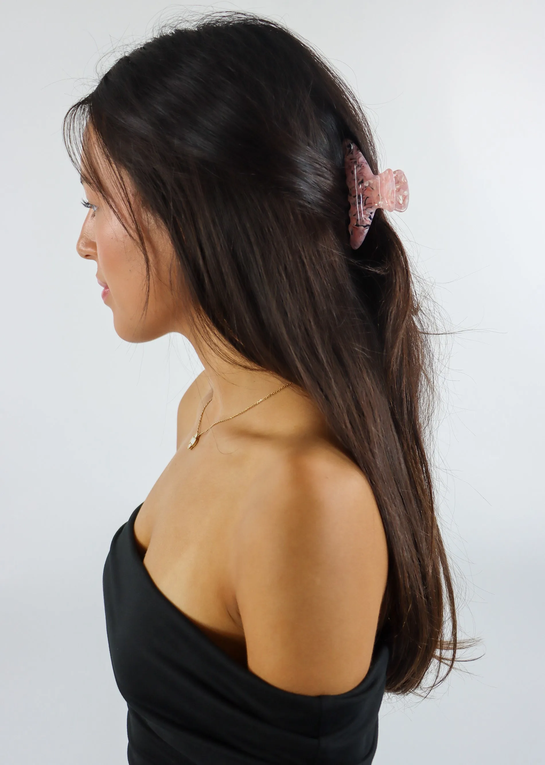 Roses Claw Clip ★ Rose Quartz sold by Rock N Rags product image thumbnail 2