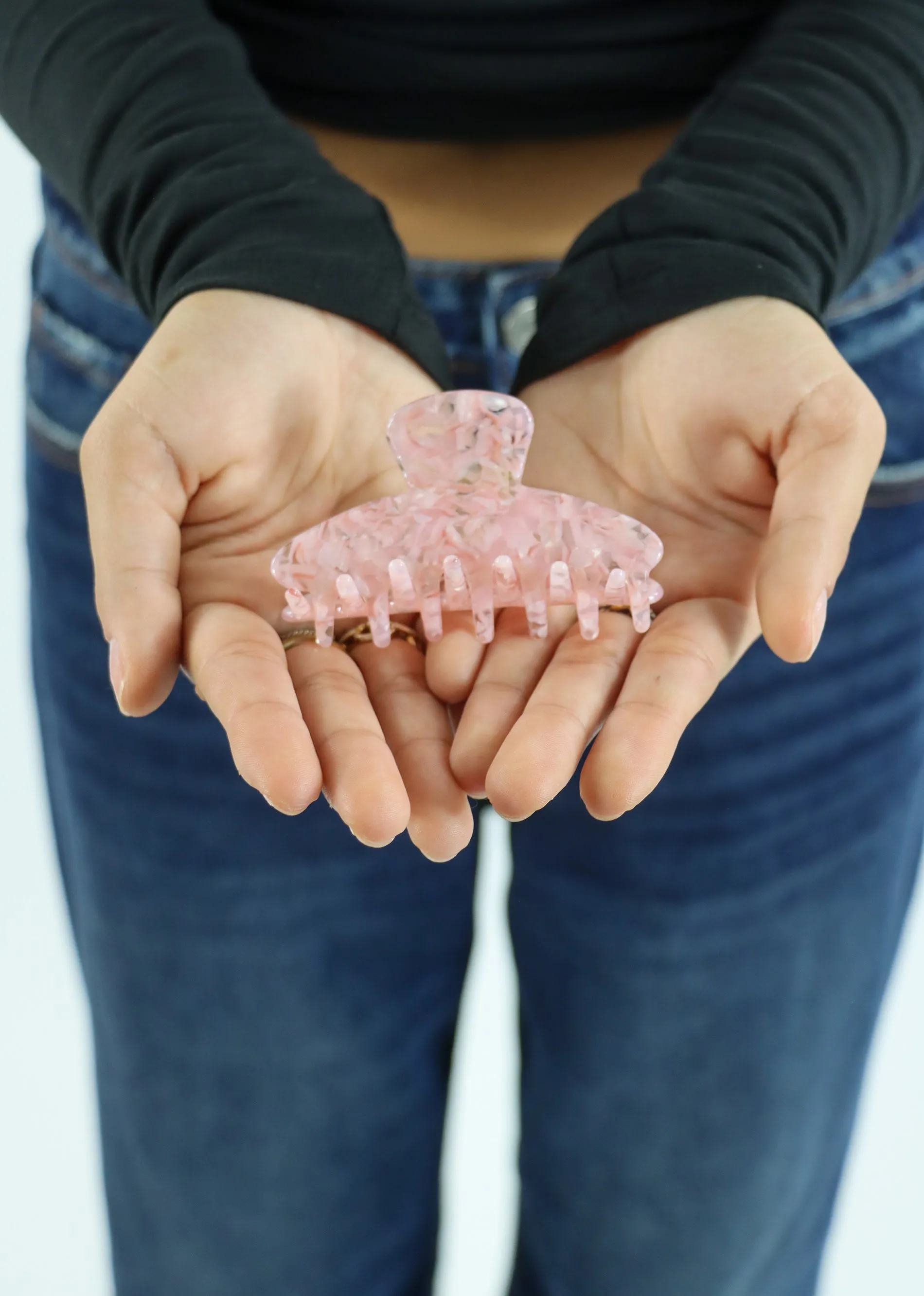 Roses Claw Clip ★ Rose Quartz sold by Rock N Rags product image thumbnail 4