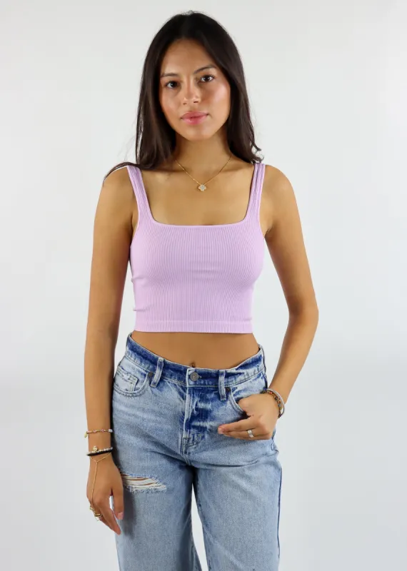 Square Up Tank ★ Lavender sold by Rock N Rags