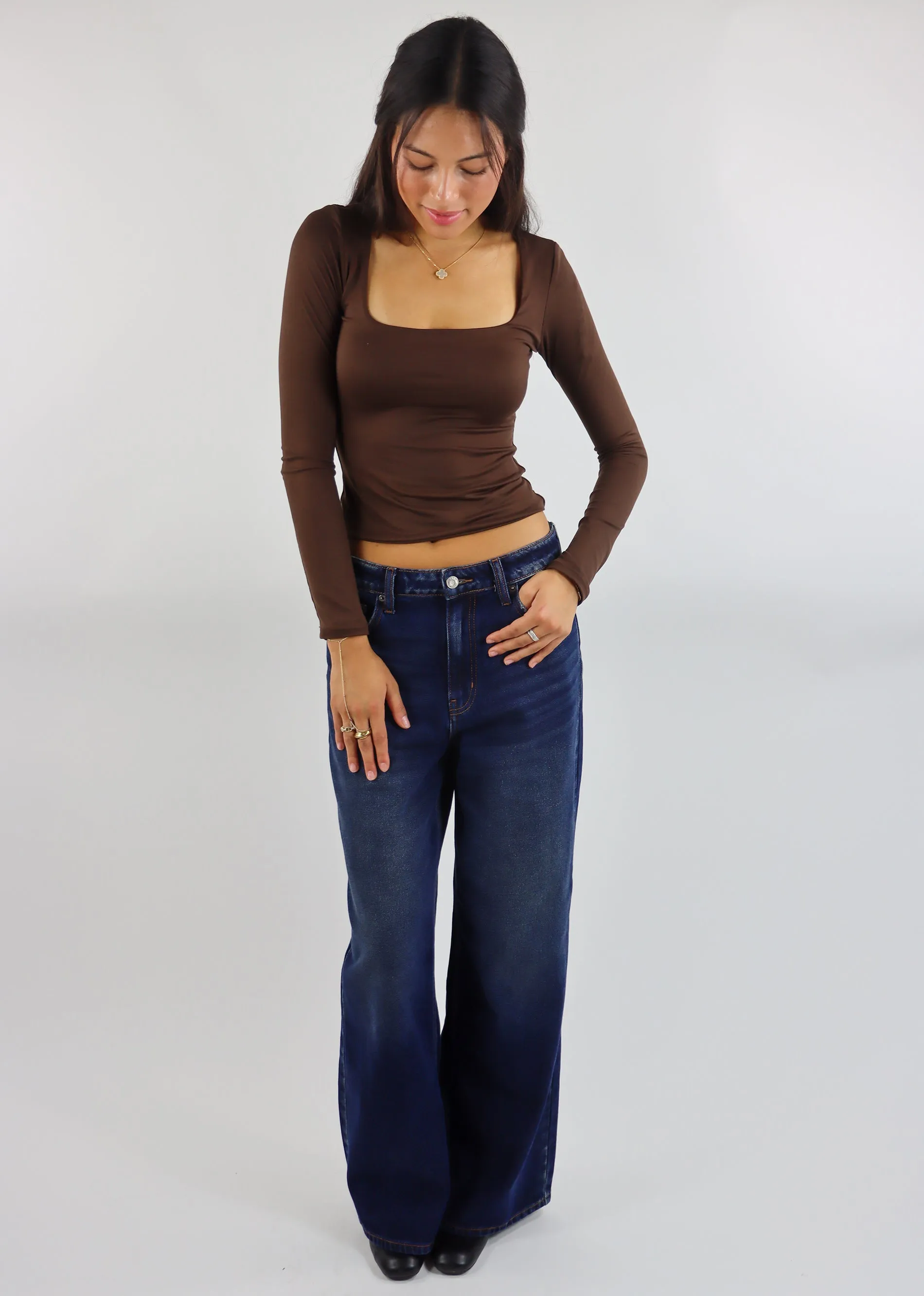 Your Power Long Sleeve Top ★ Brown sold by Rock N Rags product image thumbnail 2