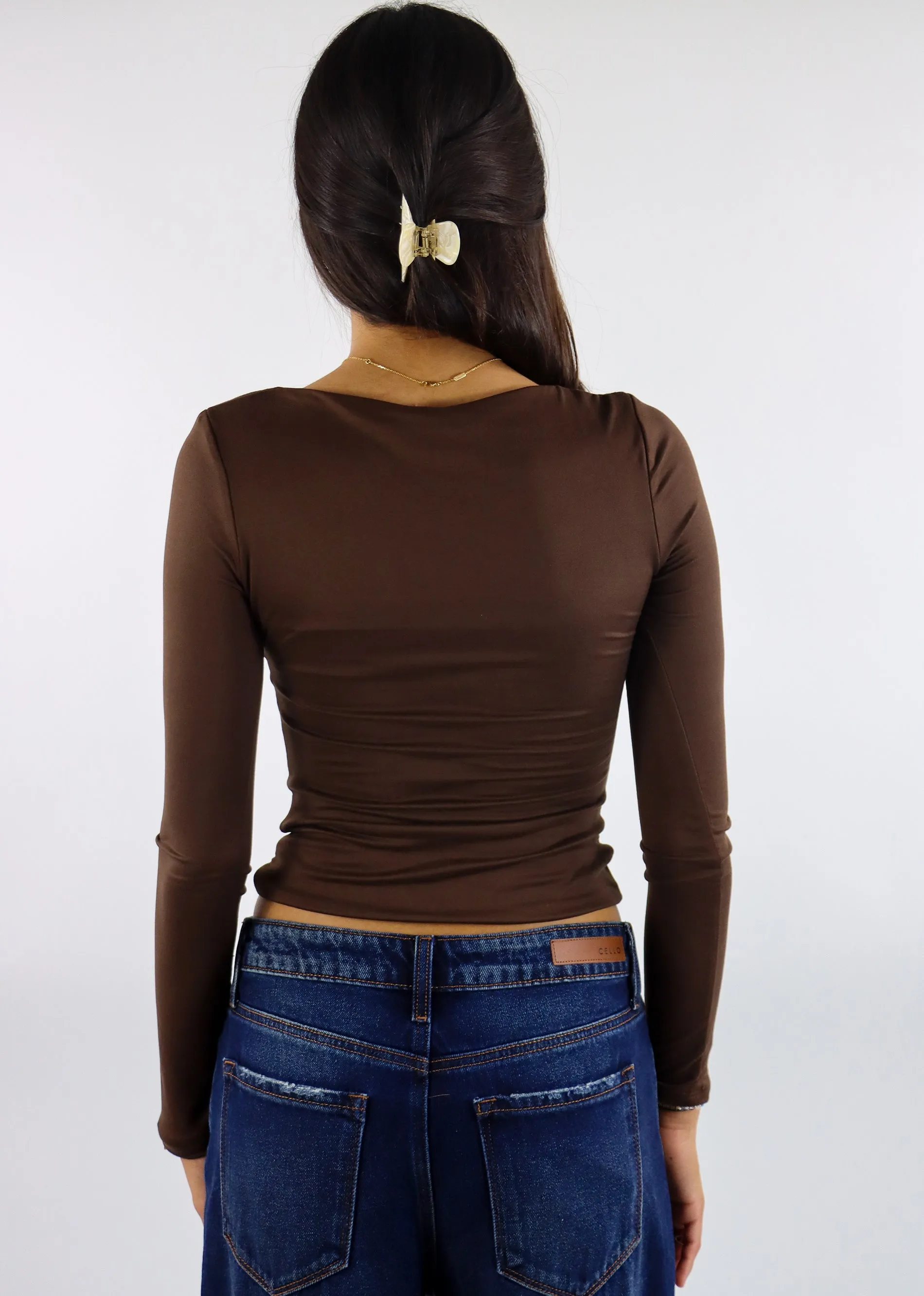 Your Power Long Sleeve Top ★ Brown sold by Rock N Rags product image thumbnail 4