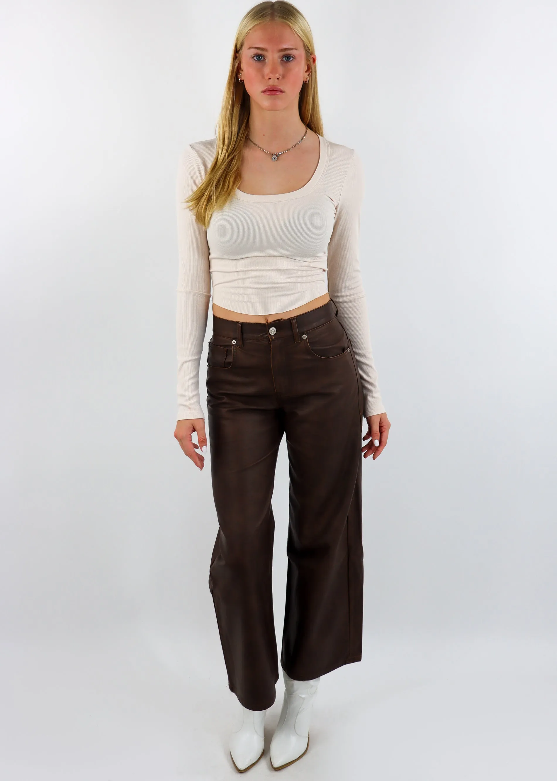 I Wonder Long Sleeve Top ★ Cream sold by Rock N Rags product image thumbnail 2