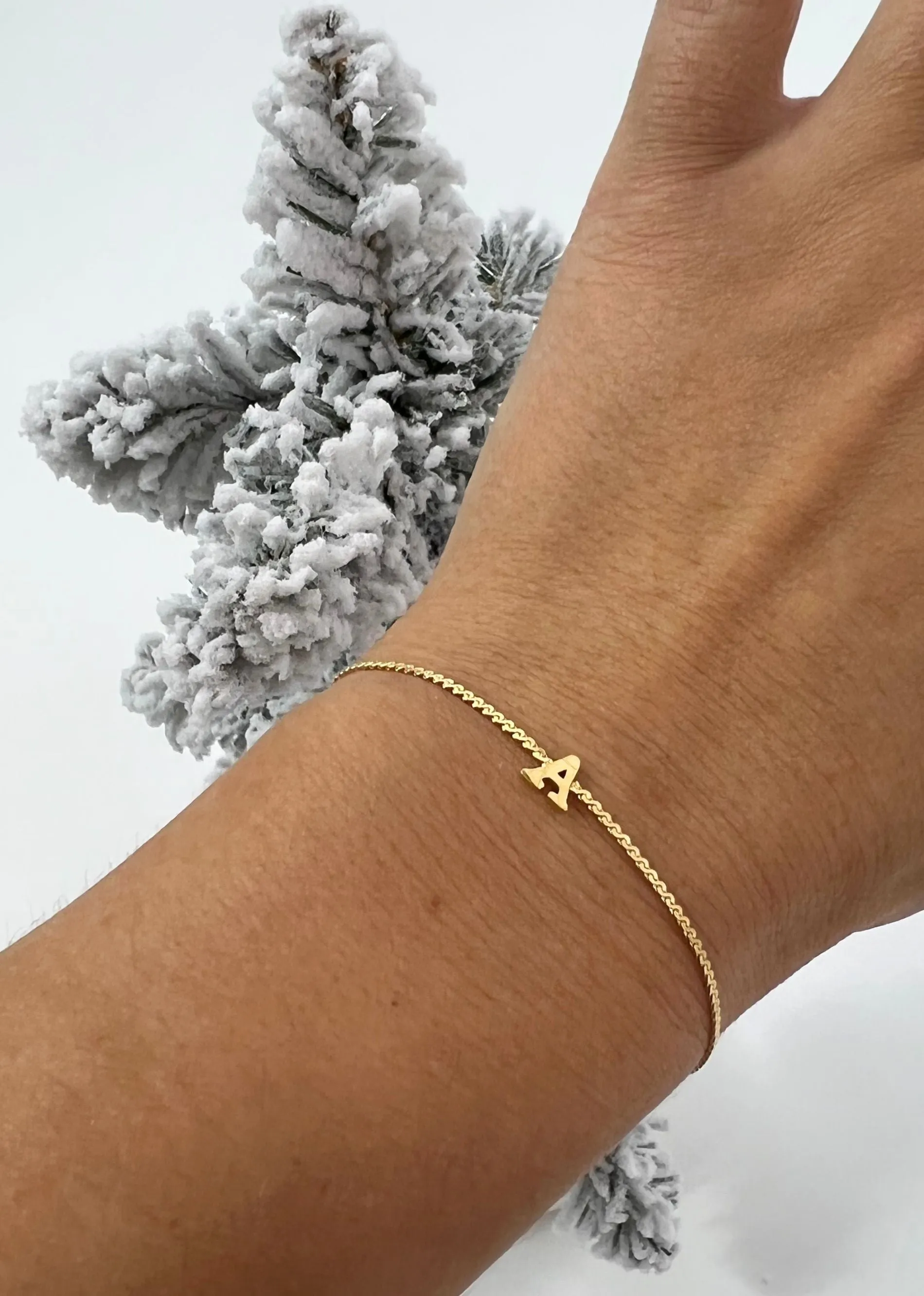 Love Initial Bracelet ★ Gold sold by Rock N Rags