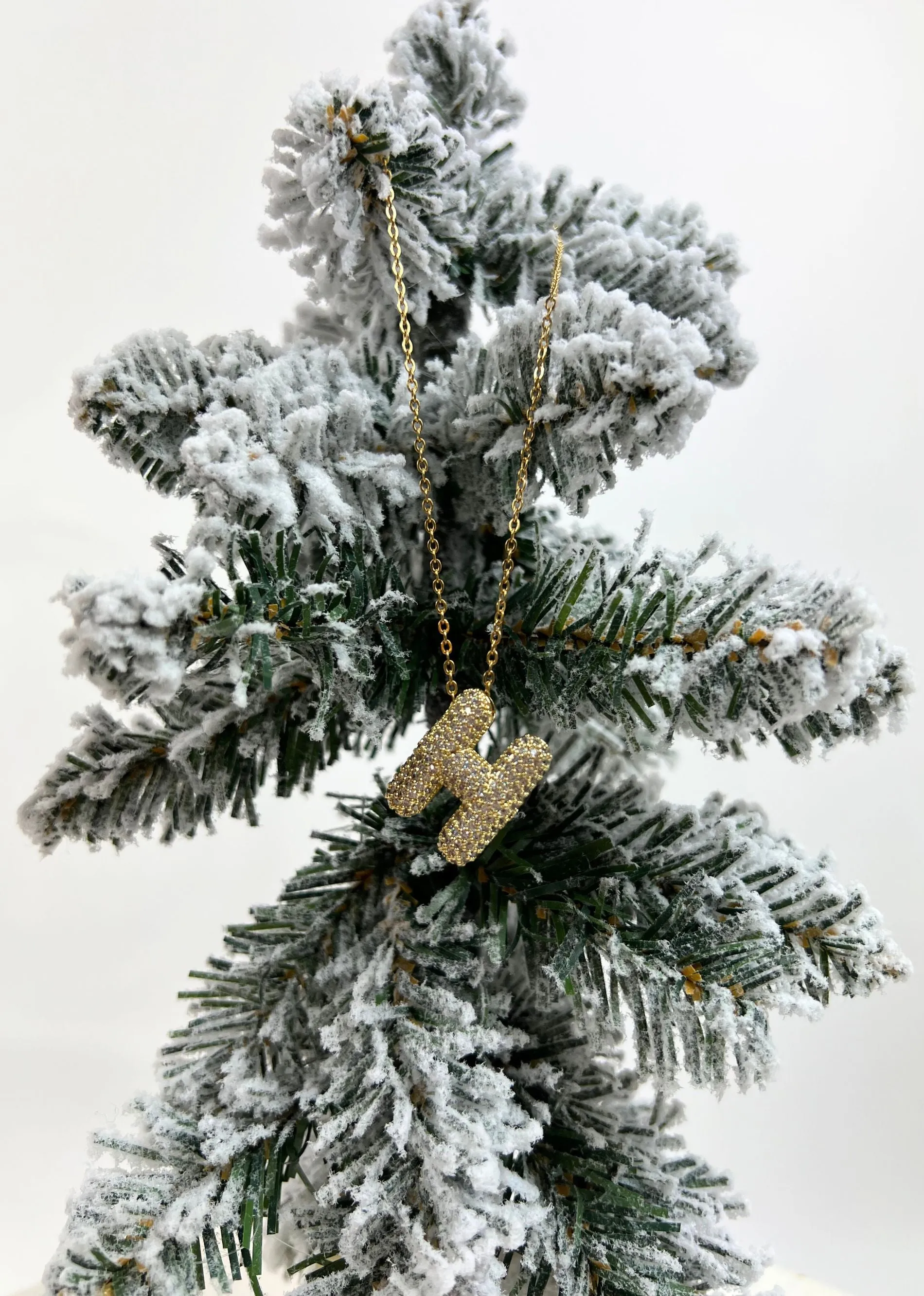 Bubble Initial Necklace ★ Gold sold by Rock N Rags