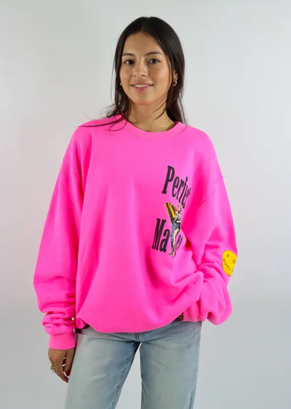 Boys Lie Perfect Match Crewneck ★ Neon Pink sold by Rock N Rags