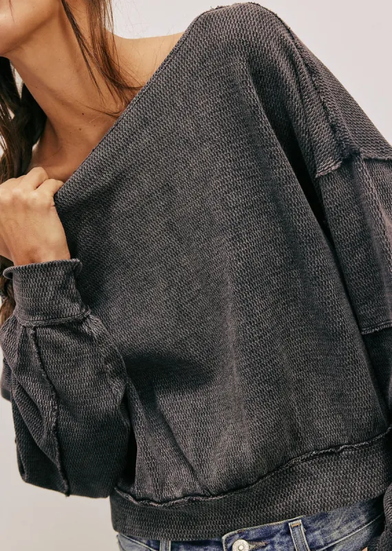Free People IFE Pullover Sweater ★ Black sold by Rock N Rags