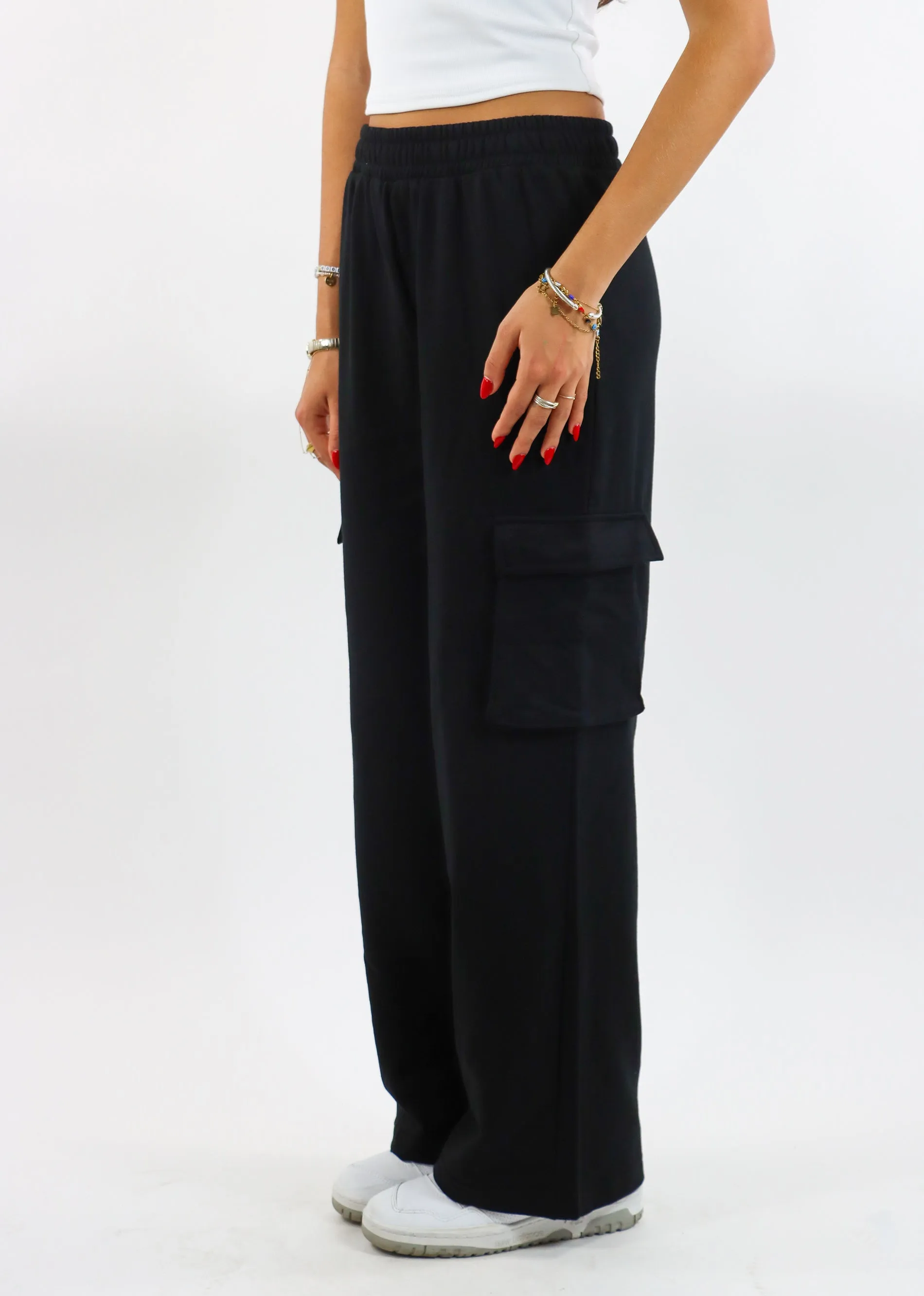 Can't You See Cargo Sweatpants ★ Black sold by Rock N Rags product image thumbnail 2