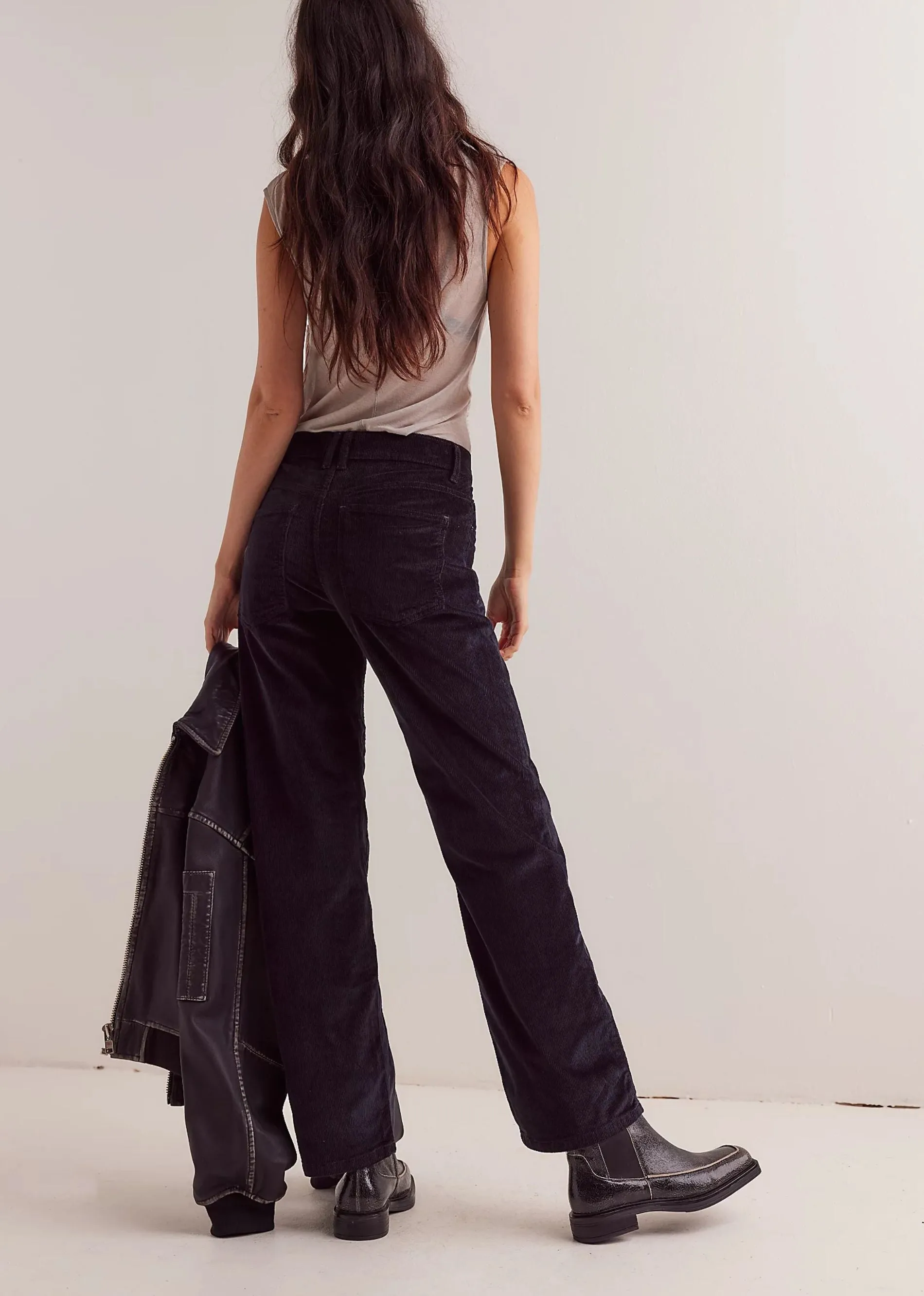 Free People Risk Taker Cord Straight ★ Black sold by Rock N Rags product image thumbnail 4