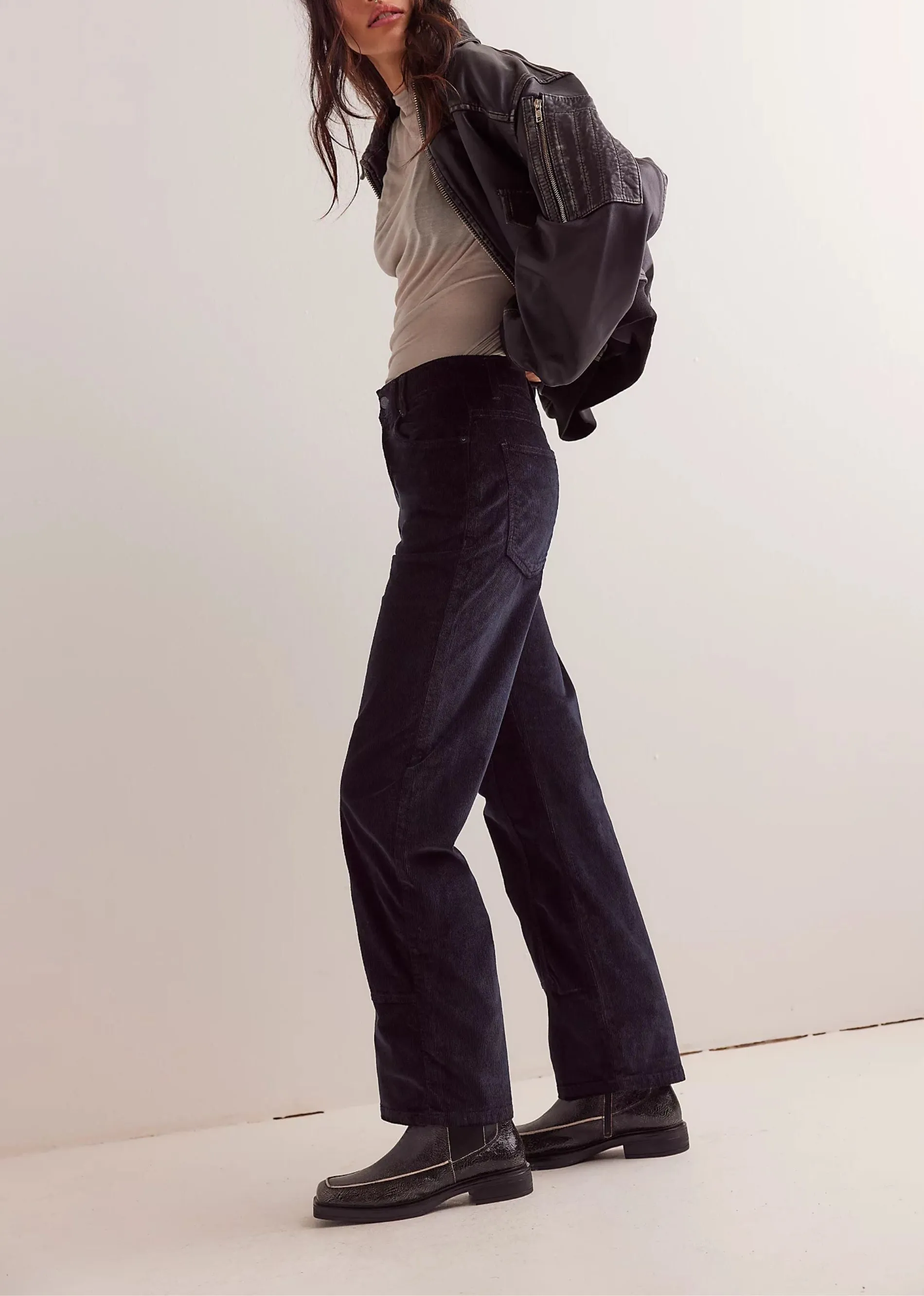 Free People Risk Taker Cord Straight ★ Black sold by Rock N Rags product image thumbnail 3