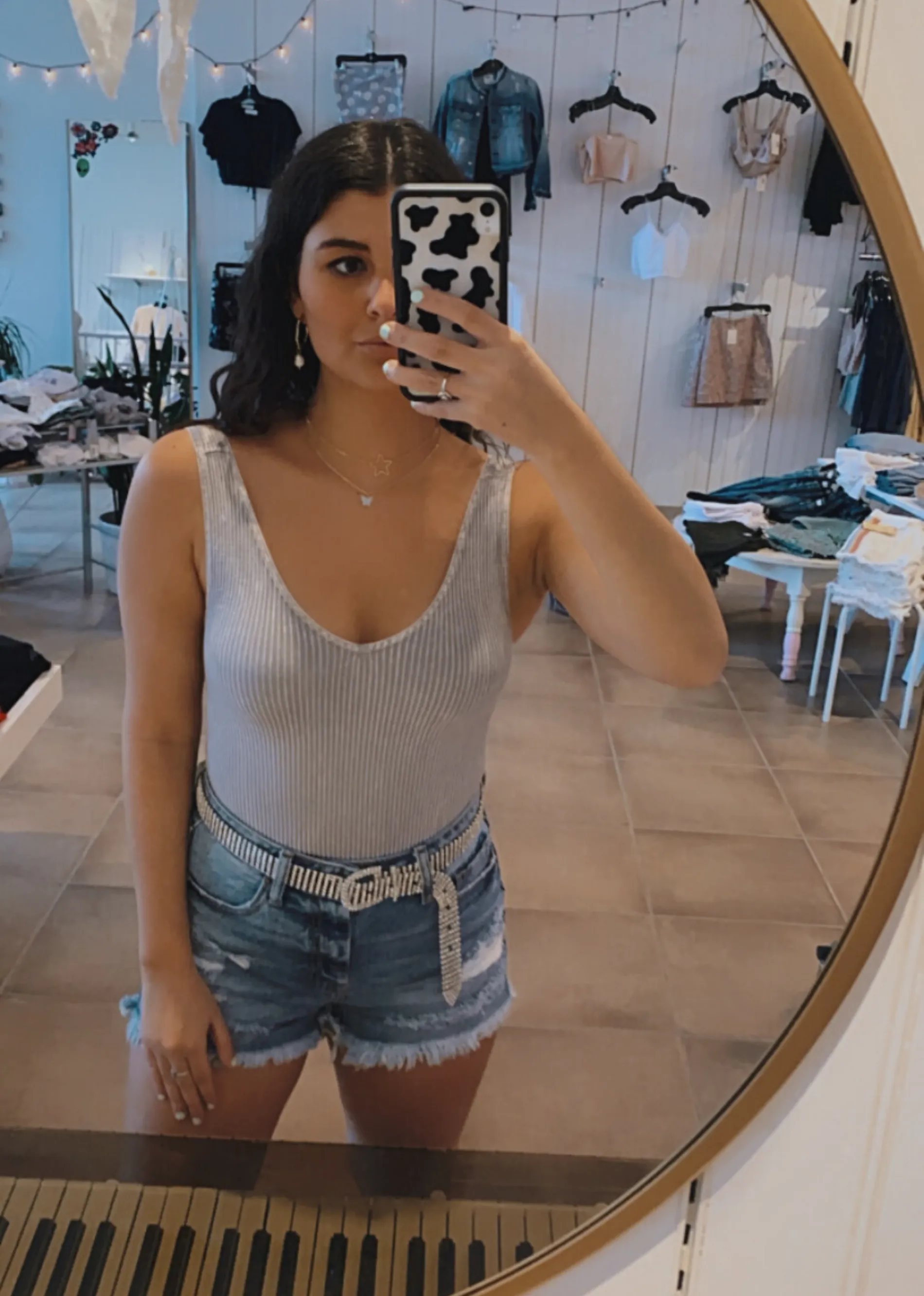 Take The Plunge Full Length Top ★ Vintage Grey sold by Rock N Rags product image thumbnail 2