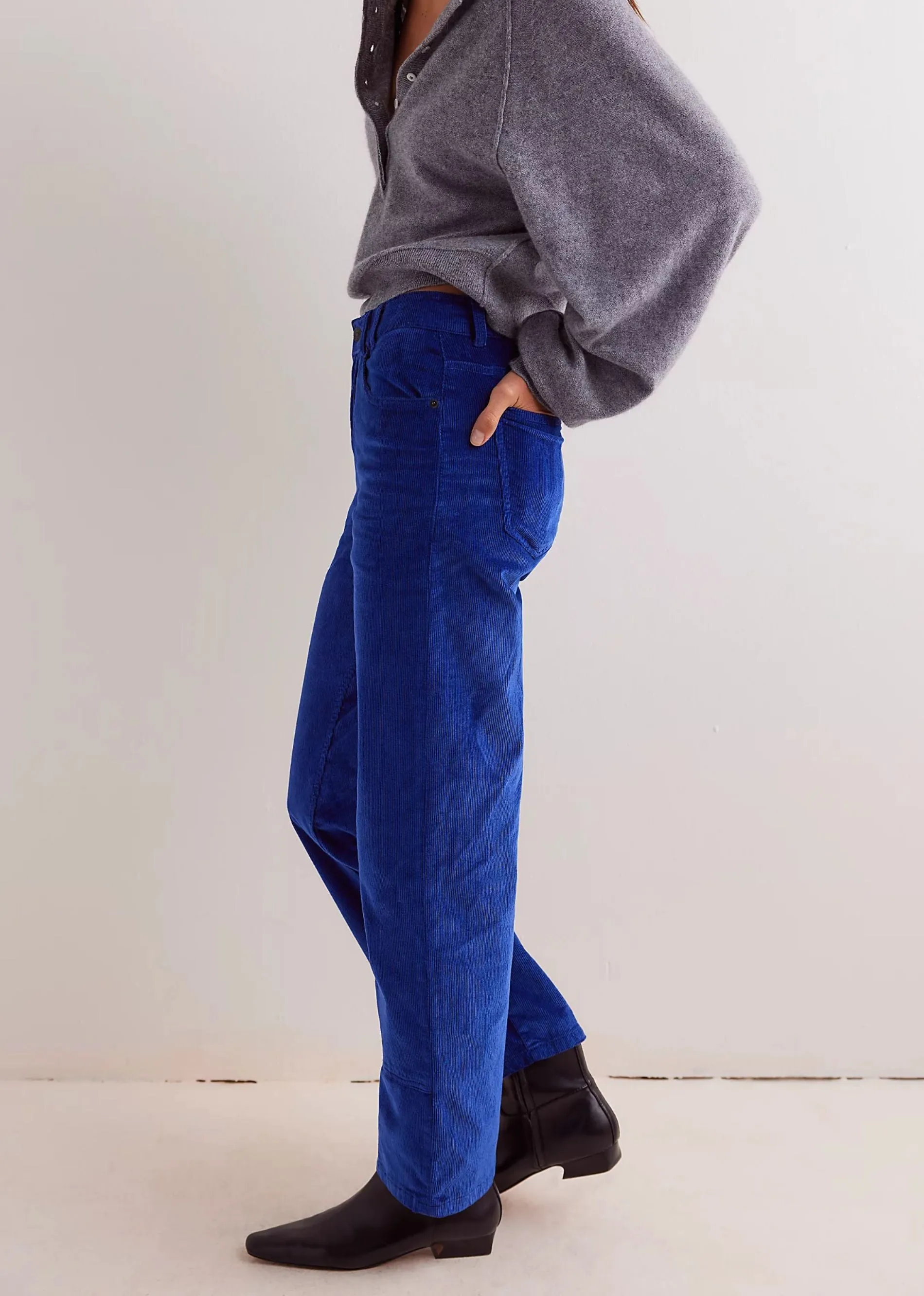 Free People Risk Taker Cord Straight ★ Cobalt sold by Rock N Rags product image thumbnail 4