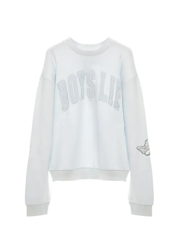 Boys Lie Icy Kara Crewneck ★ Ice Blue sold by Rock N Rags
