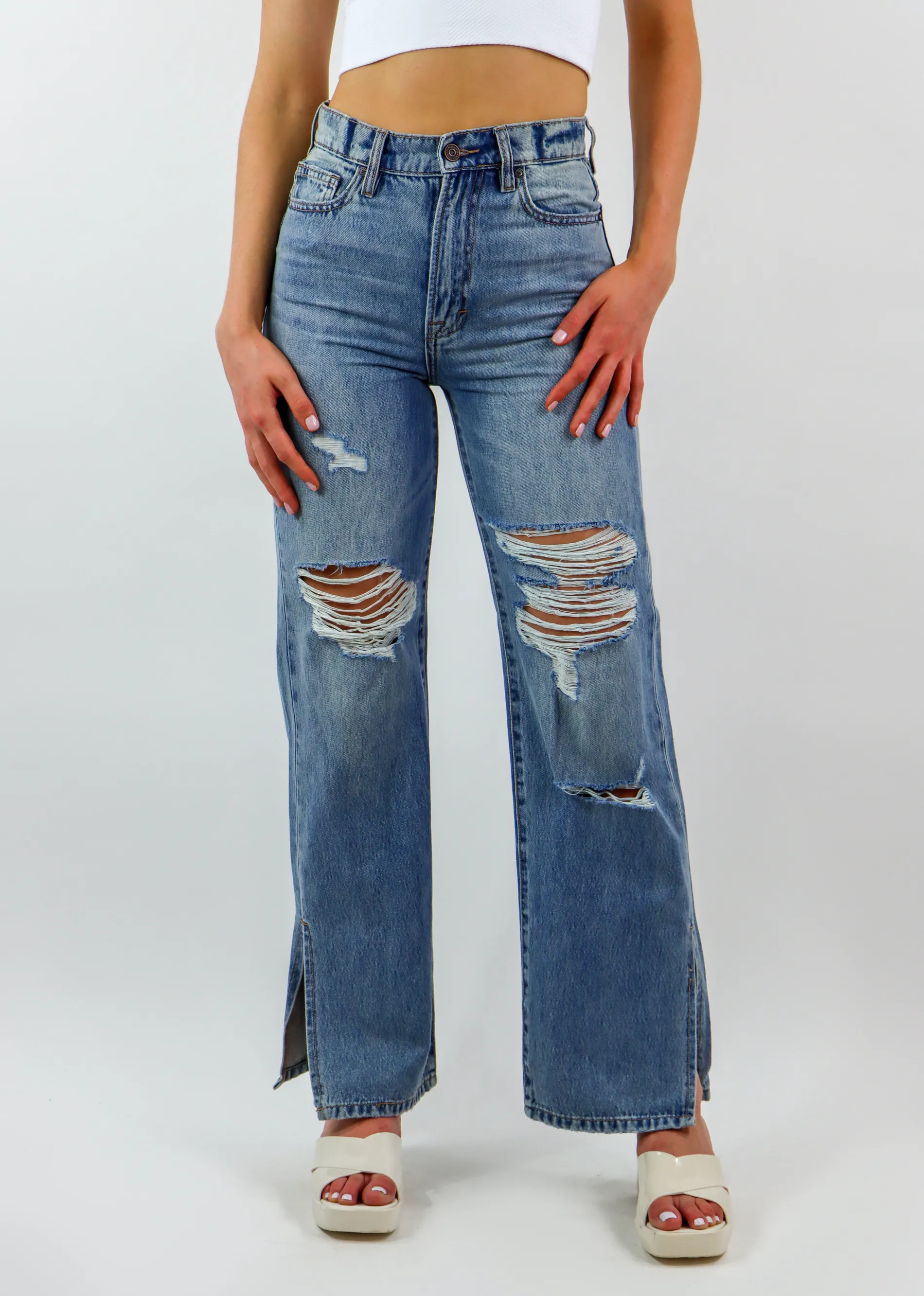 Happy Now Jeans ★ Medium Wash sold by Rock N Rags product image thumbnail 2